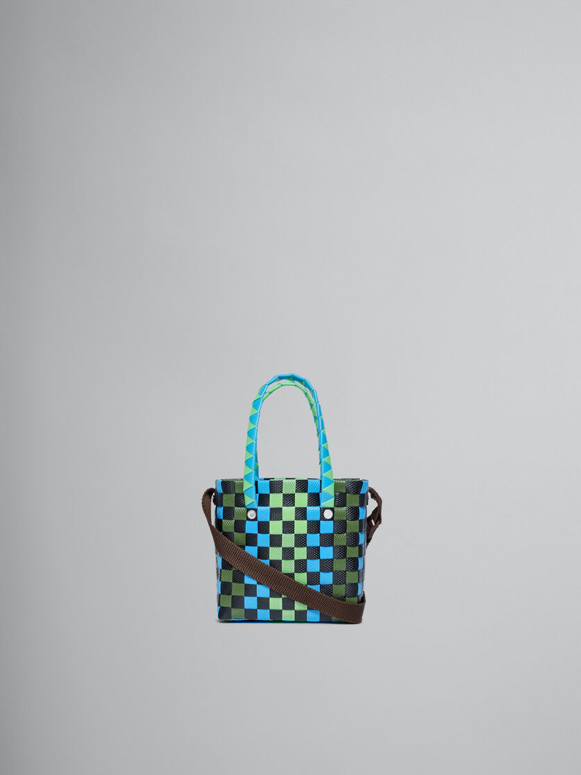 Multicolor woven micro basket bag - Bags - Image 2