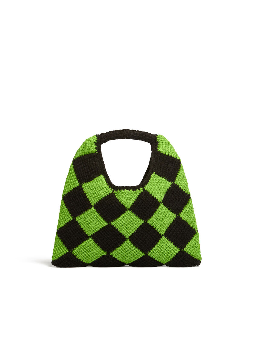 ブルー&ブラウン MARNI MARKET DIAMOND テックウールバッグ ミディアム - ハンドバッグ - Image 3