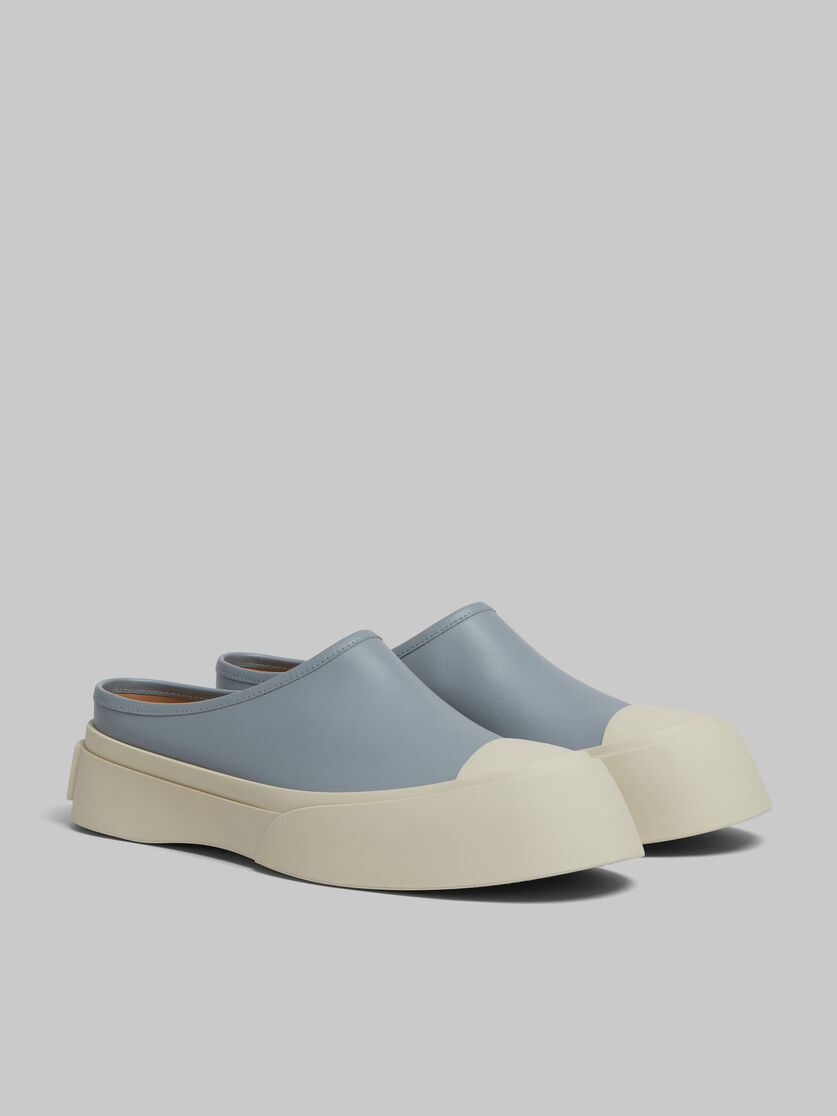 Grey leather Pablo sabot - Sneakers - Image 2