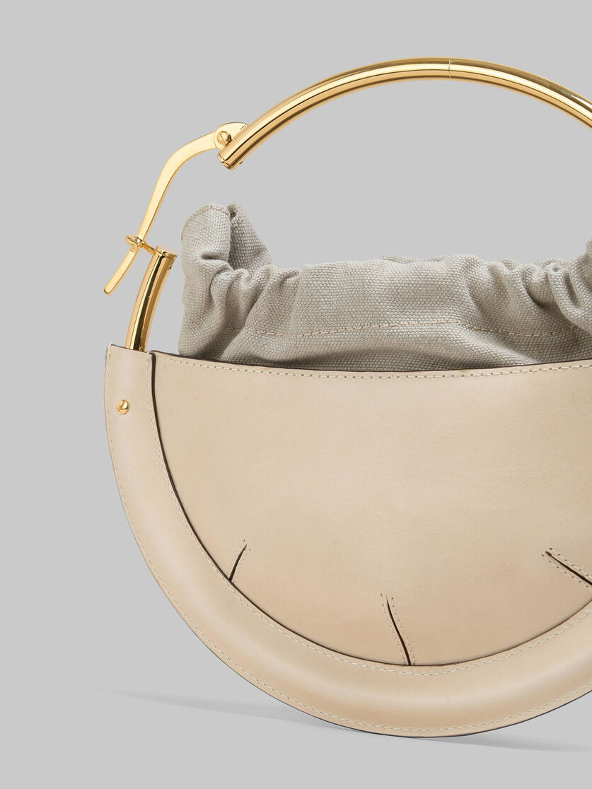 Beige leather small Tunnel hobo bag - Handbag - Image 5