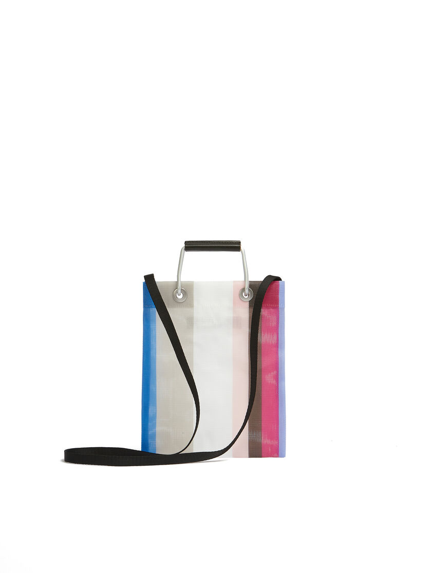 アストラルブルー MARNI MARKET MINI SHOULDER STRIPE BAG - ハンドバッグ - Image 3