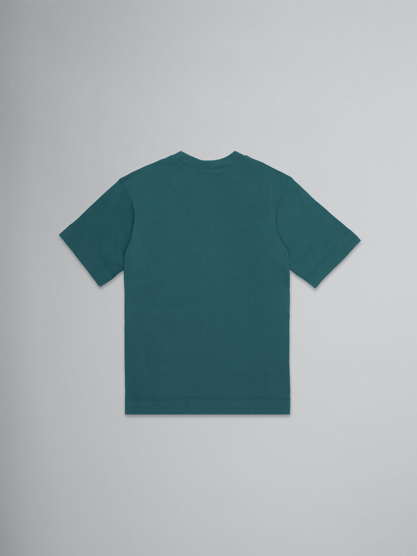 ブルー ジャージー製Tシャツ - Tシャツ - Image 2