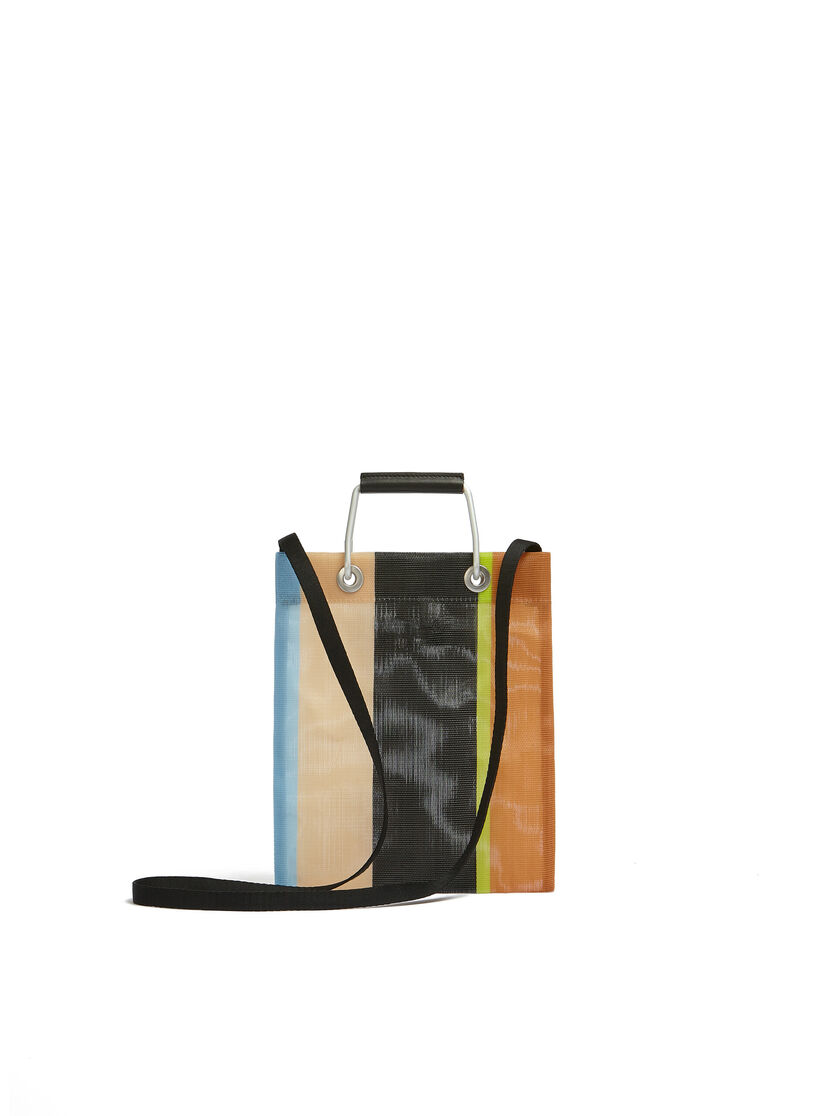 アストラルブルー MARNI MARKET MINI SHOULDER STRIPE BAG - ハンドバッグ - Image 3