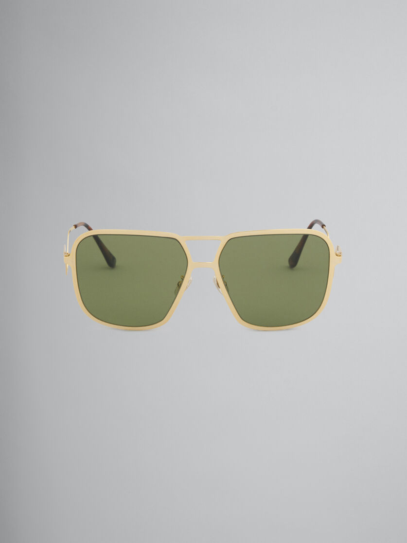 Green HA LONG BAY metal sunglasses - Optical - Image 1
