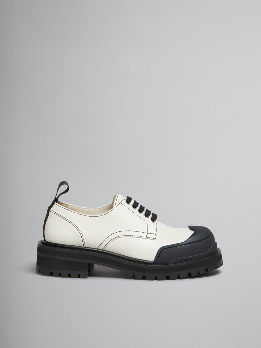 Chaussures derby Dada Army en cuir blanc - Chaussures à Lacets - Image 1