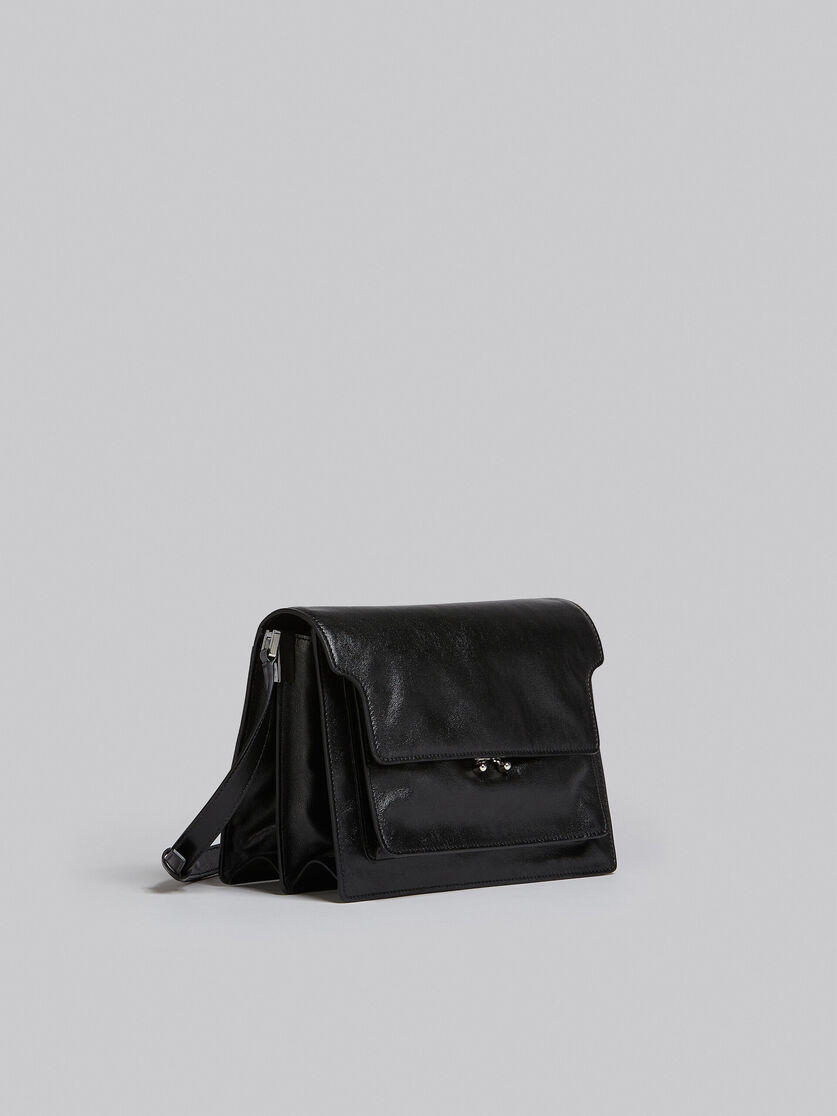 Trunk Soft Bag Grande in pelle nera - Borse a spalla - Image 6