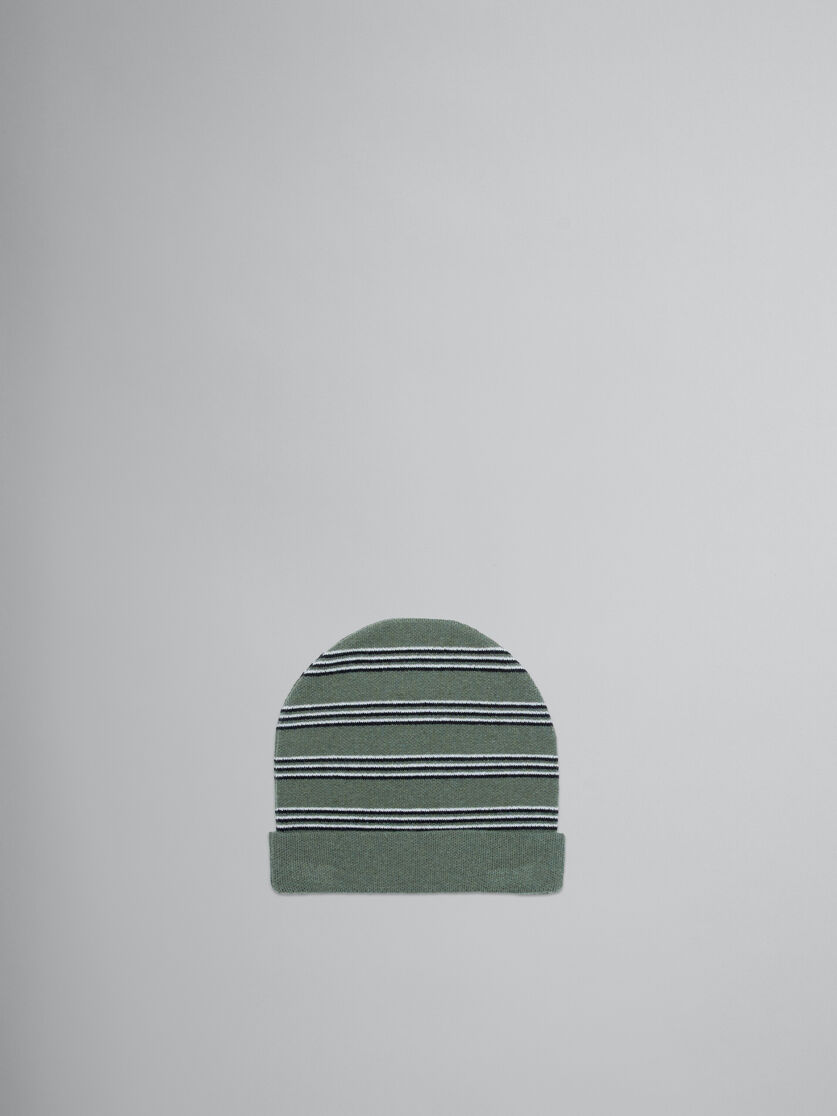 Striped wool blend beanie - Caps - Image 2