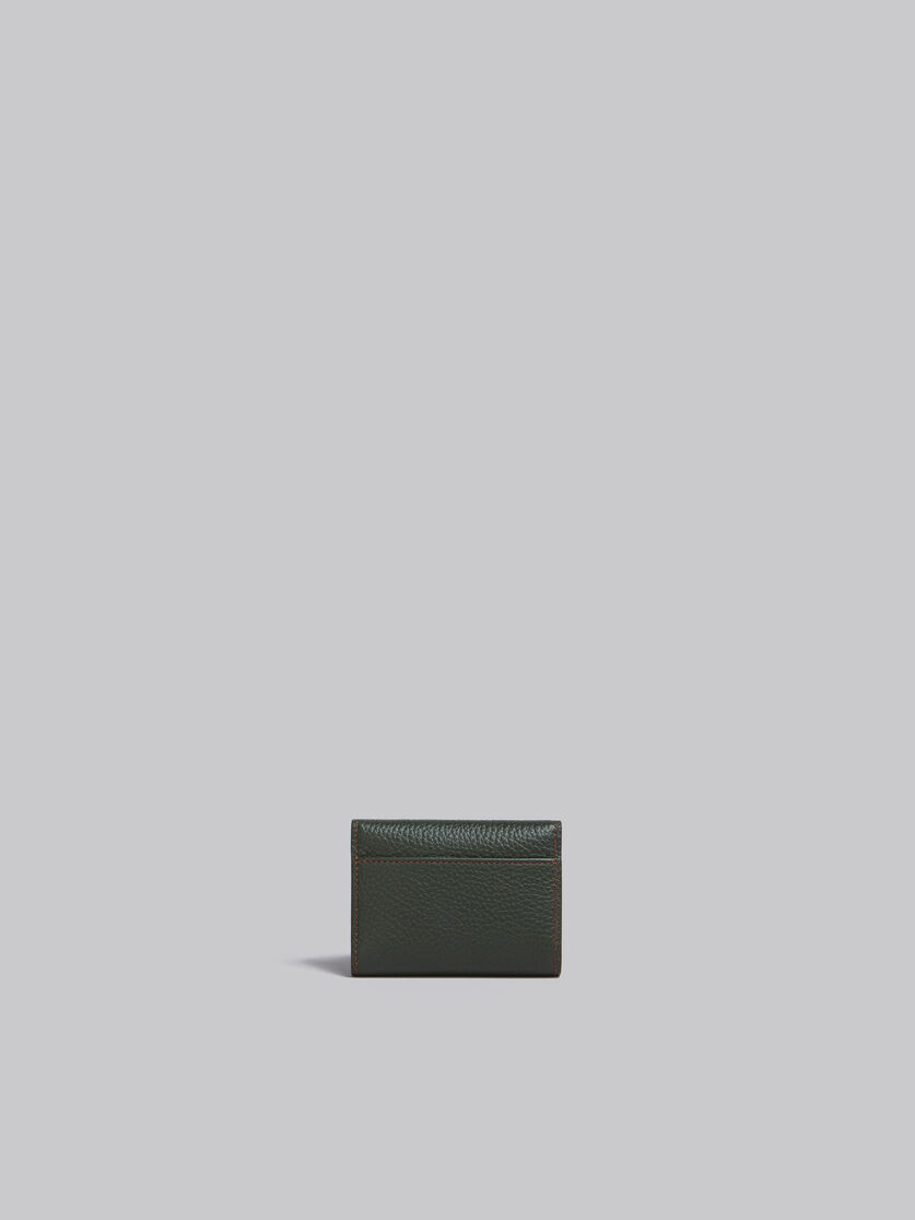 Portefeuille en cuir noir avec porte-clés - porte-clés - Image 3