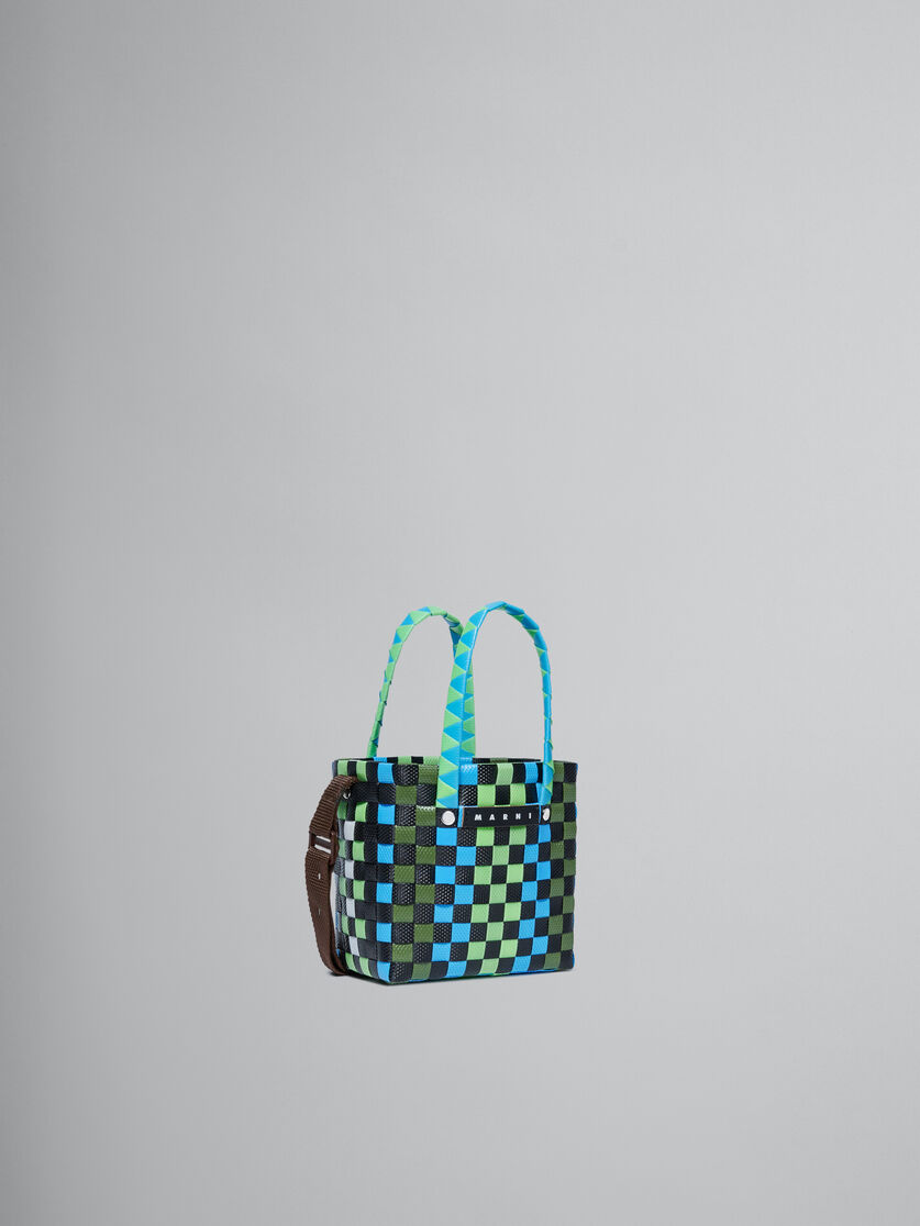 Borsa micro basket ad intreccio multicolor - Borse - Image 3