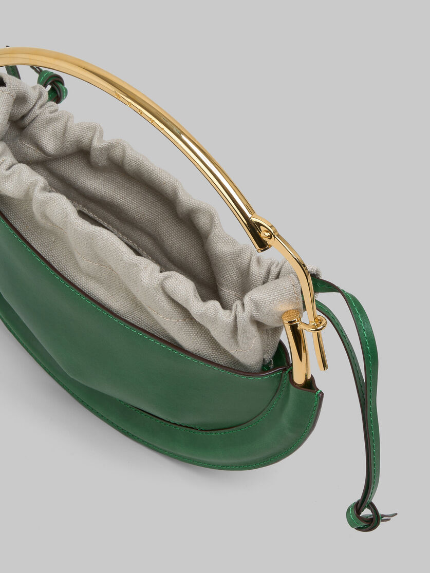 Beige leather small Tunnel hobo bag - Handbags - Image 4