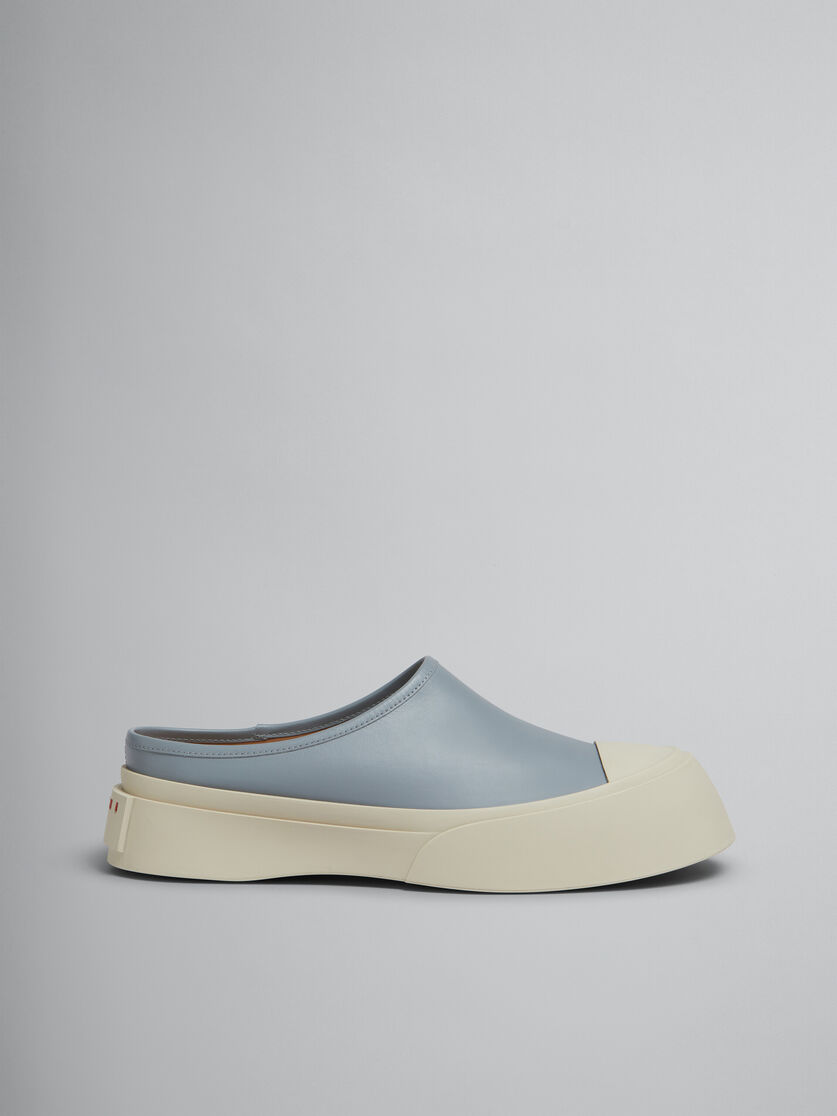 Zueco Pablo de piel gris - Sneakers - Image 1