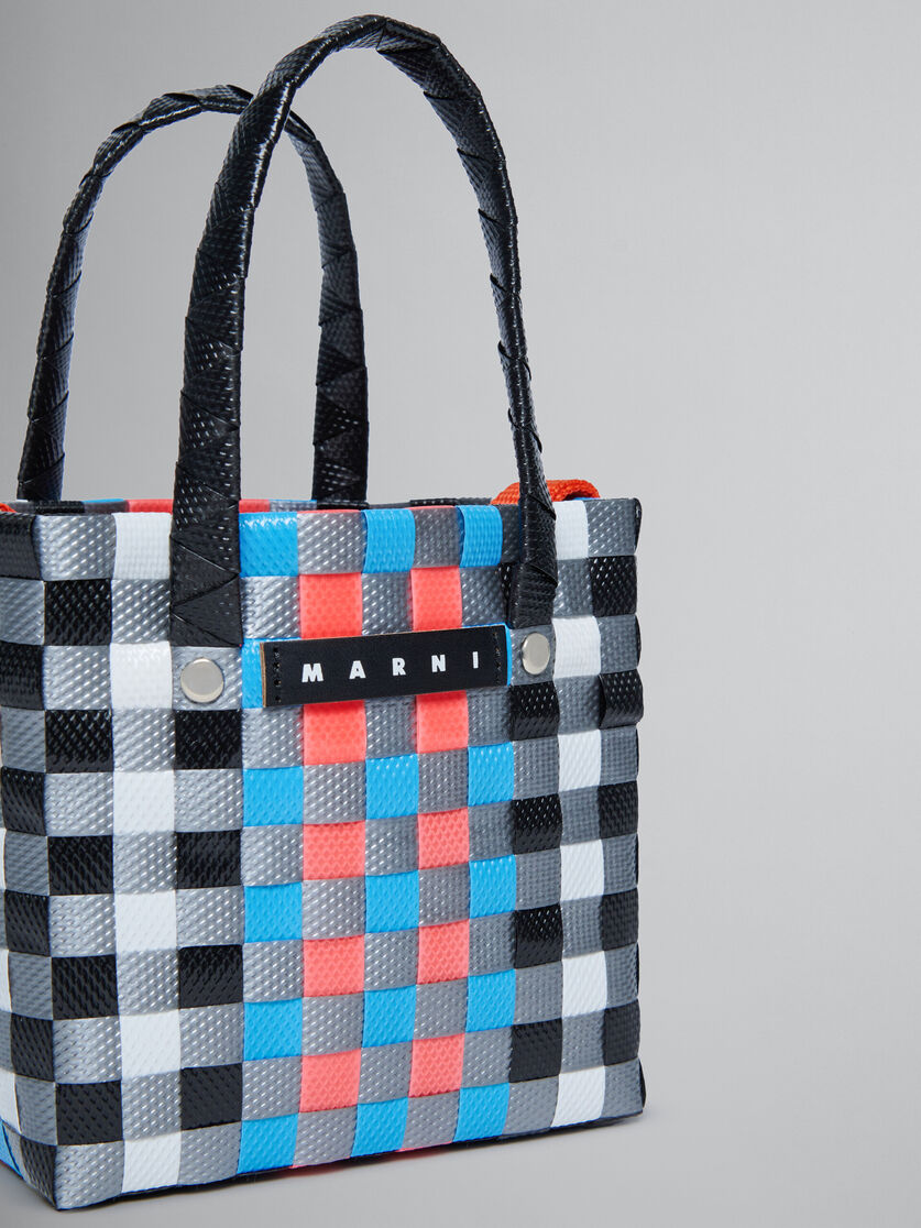 Multicolor woven micro basket bag - Bags - Image 4