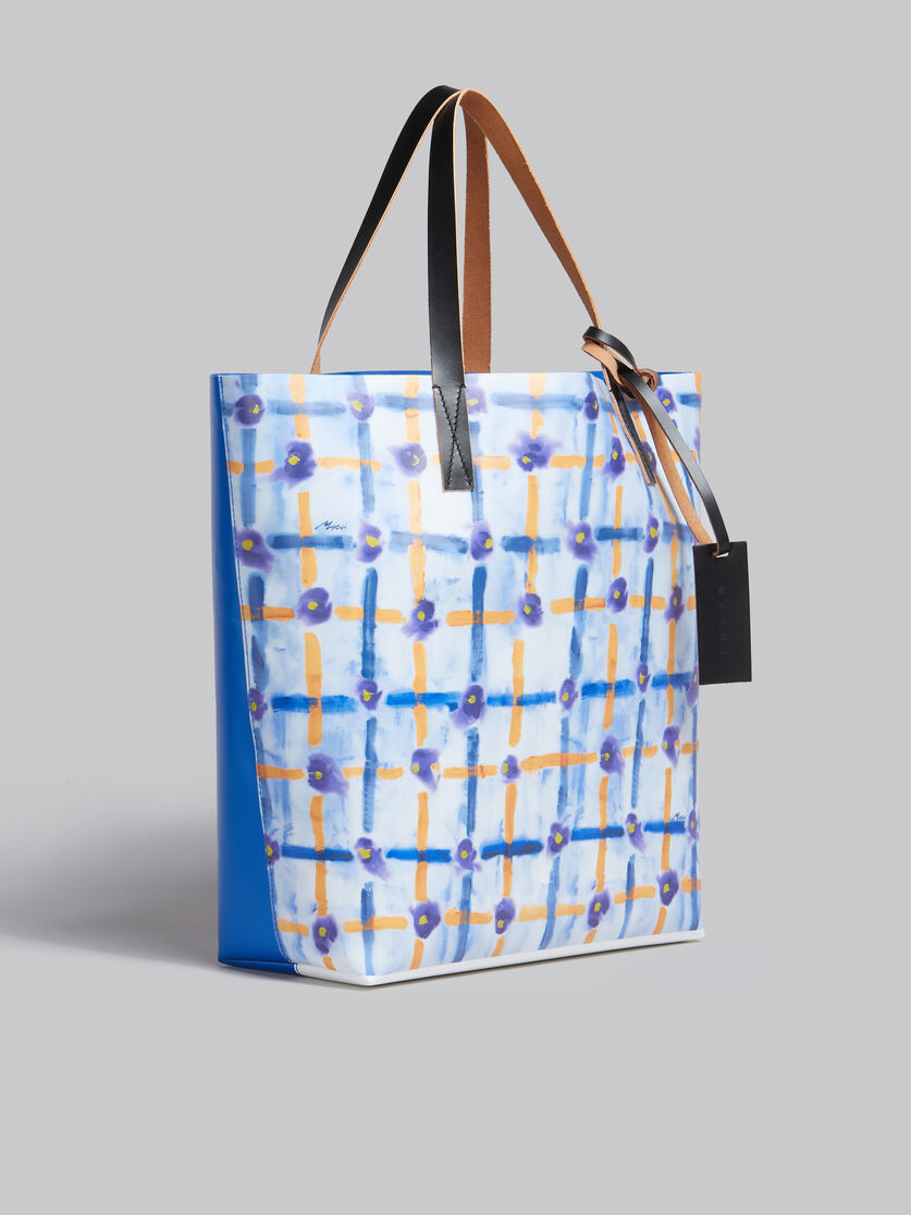 Bolso tote azul con estampado Saraband - Bolsos shopper - Image 5