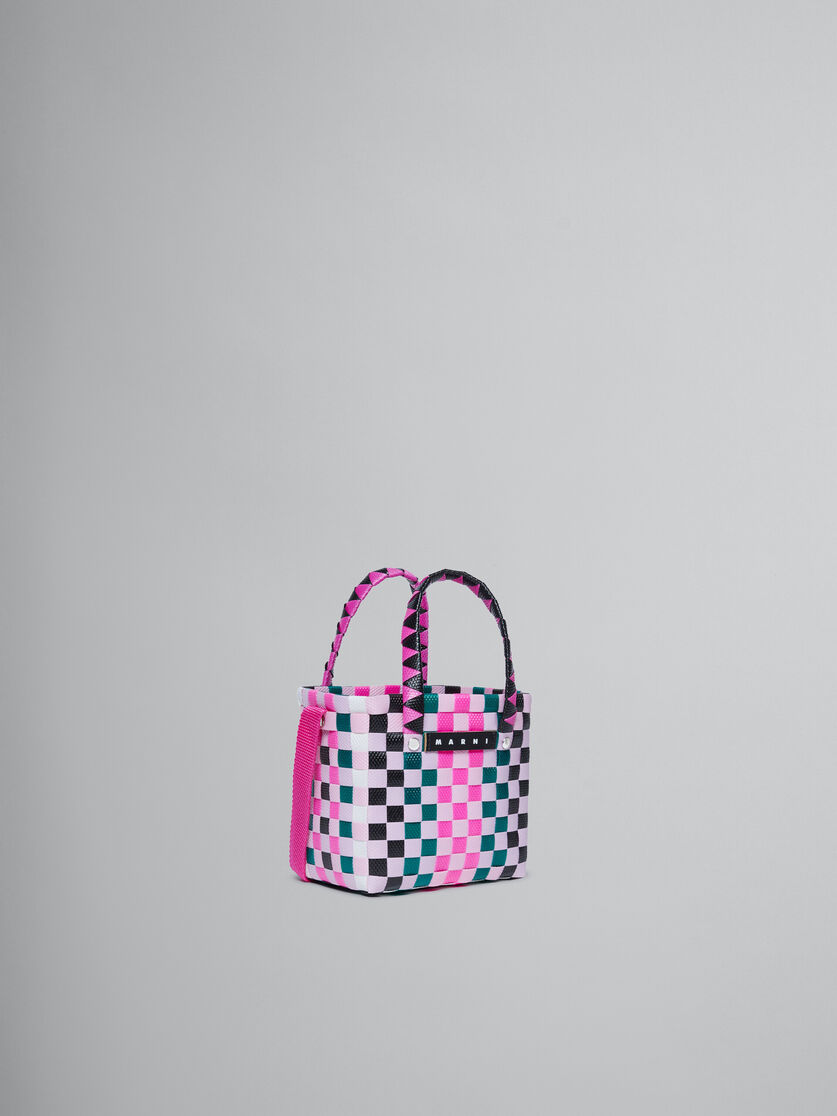 Multicolor woven micro basket bag - Bags - Image 3