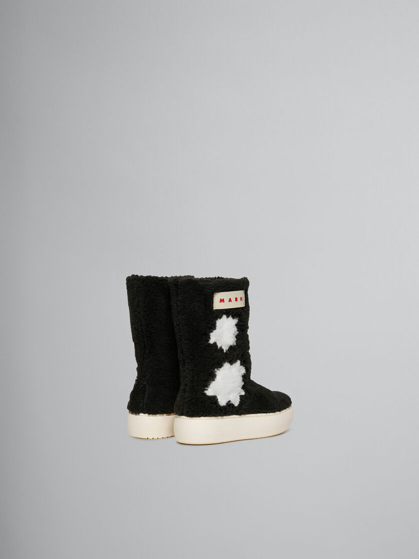 Sheepskin look ankle boot - Sneakers - Image 3