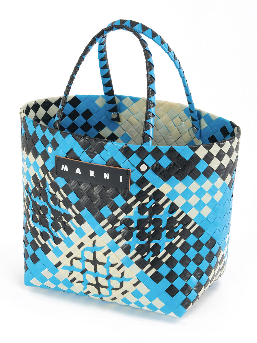 Black tritone MARNI MARKET tote bag - Shopping Bags - Image 4