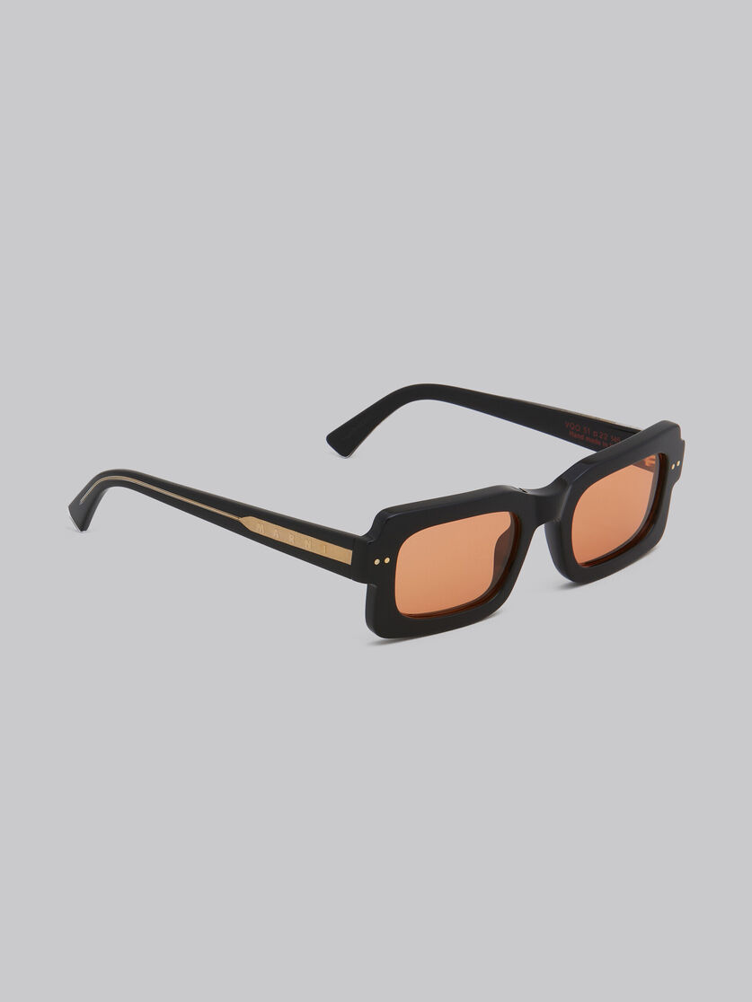 Black acetate LAKE VOSTOK sunglasses - Optical - Image 3