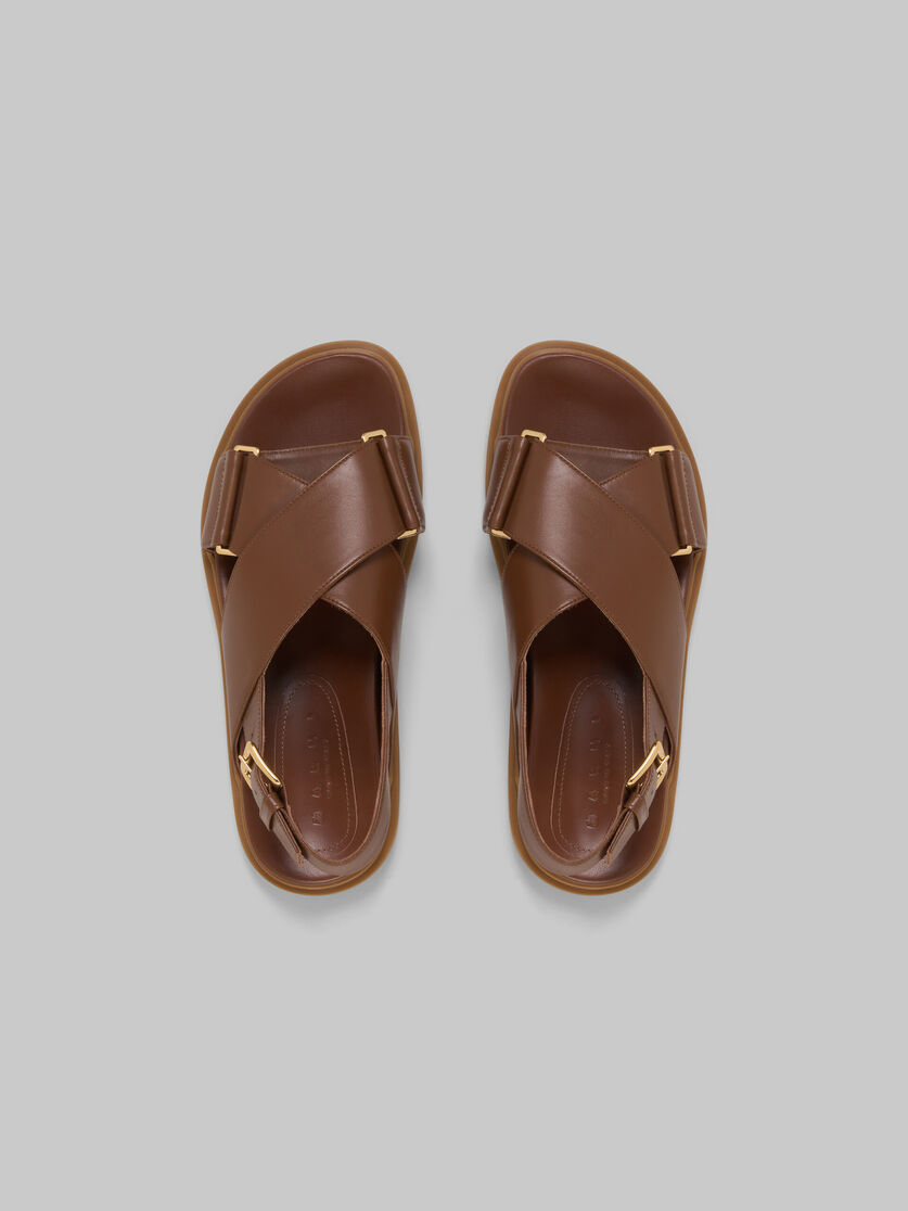 Brown leather Fussbett - Sandals - Image 4