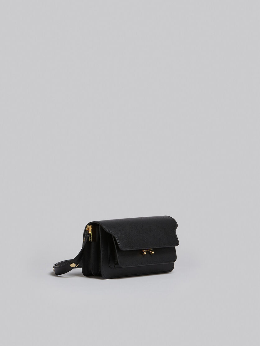 Trunk Bag E/W in white saffiano leather - Shoulder Bag - Image 6