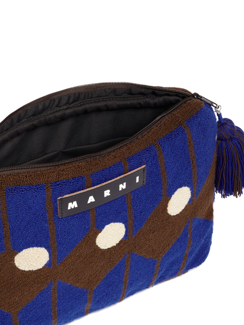 ブルー Marni Market ウール製ラップトップケース - ファッション小物 - Image 4