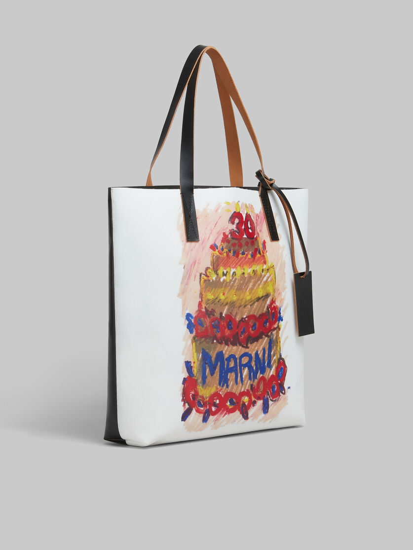 Zweifarbige Tote Tribeca mit Print zum 30-jährigen Jubiläum von Marni - Shopper - Image 6