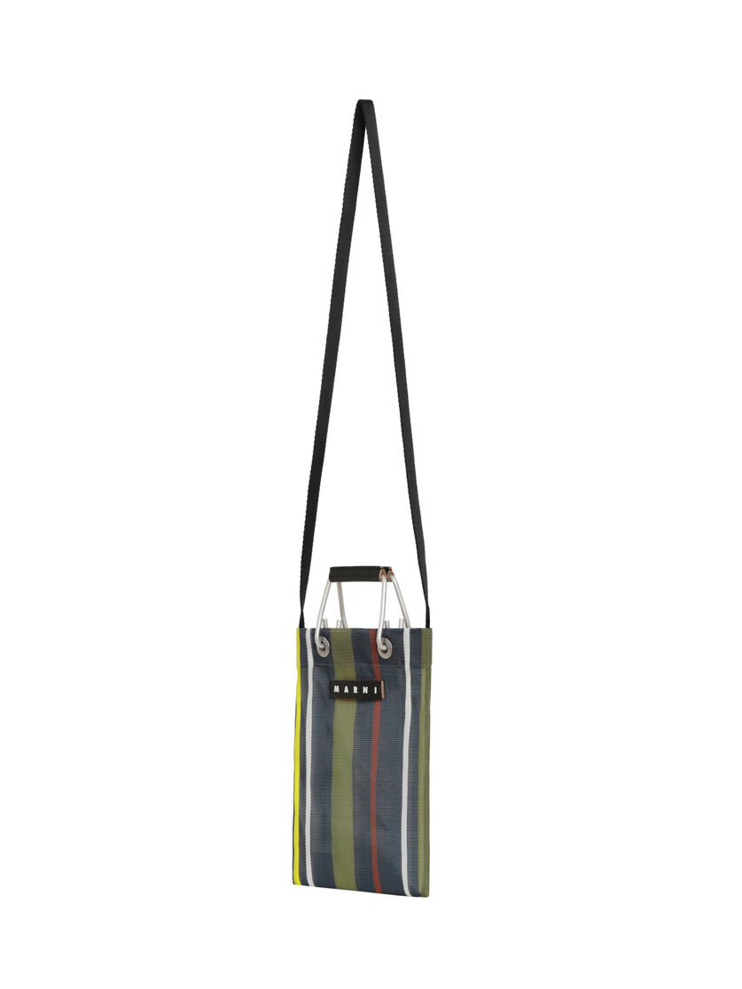 アストラルブルー MARNI MARKET MINI SHOULDER STRIPE BAG - ハンドバッグ - Image 2