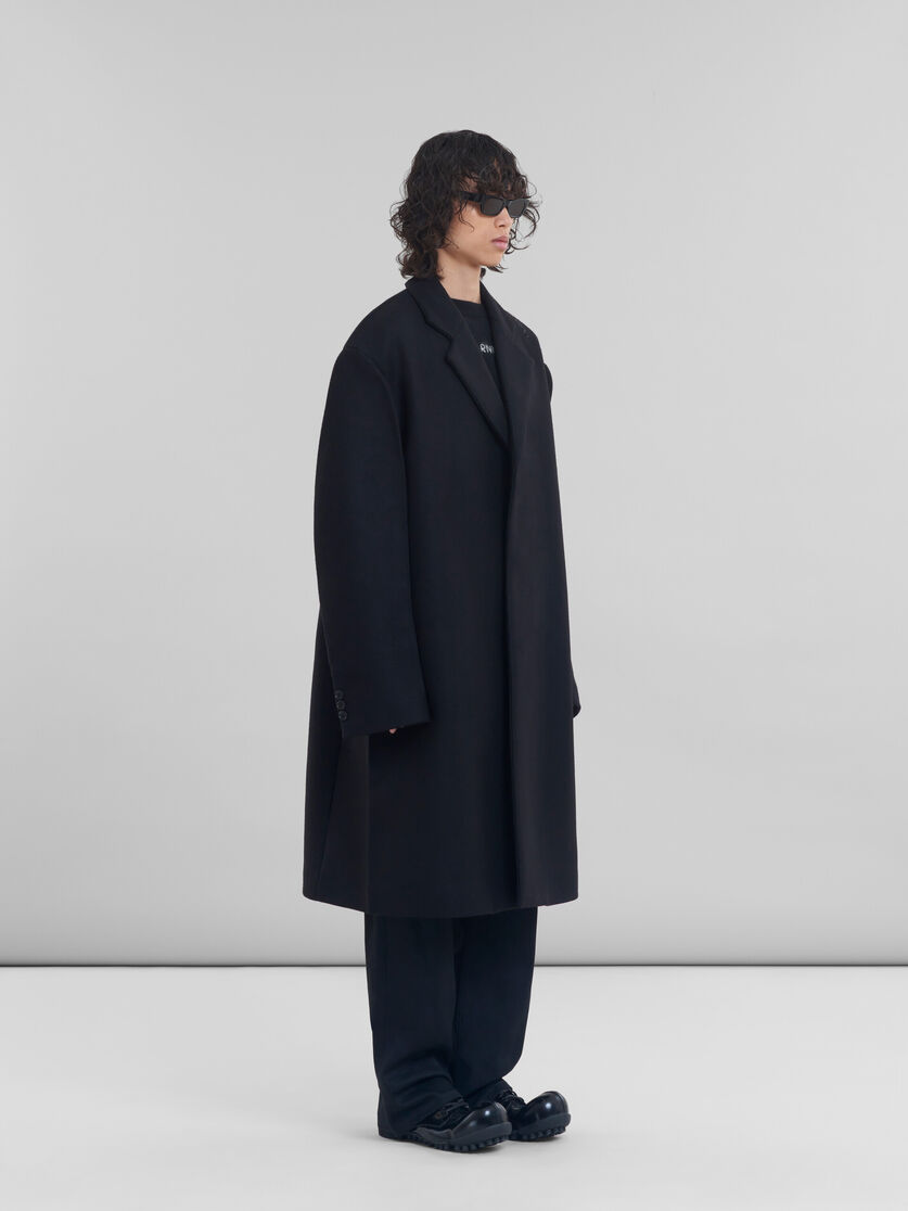 Manteau oversize en laine grise - Vestes - Image 6