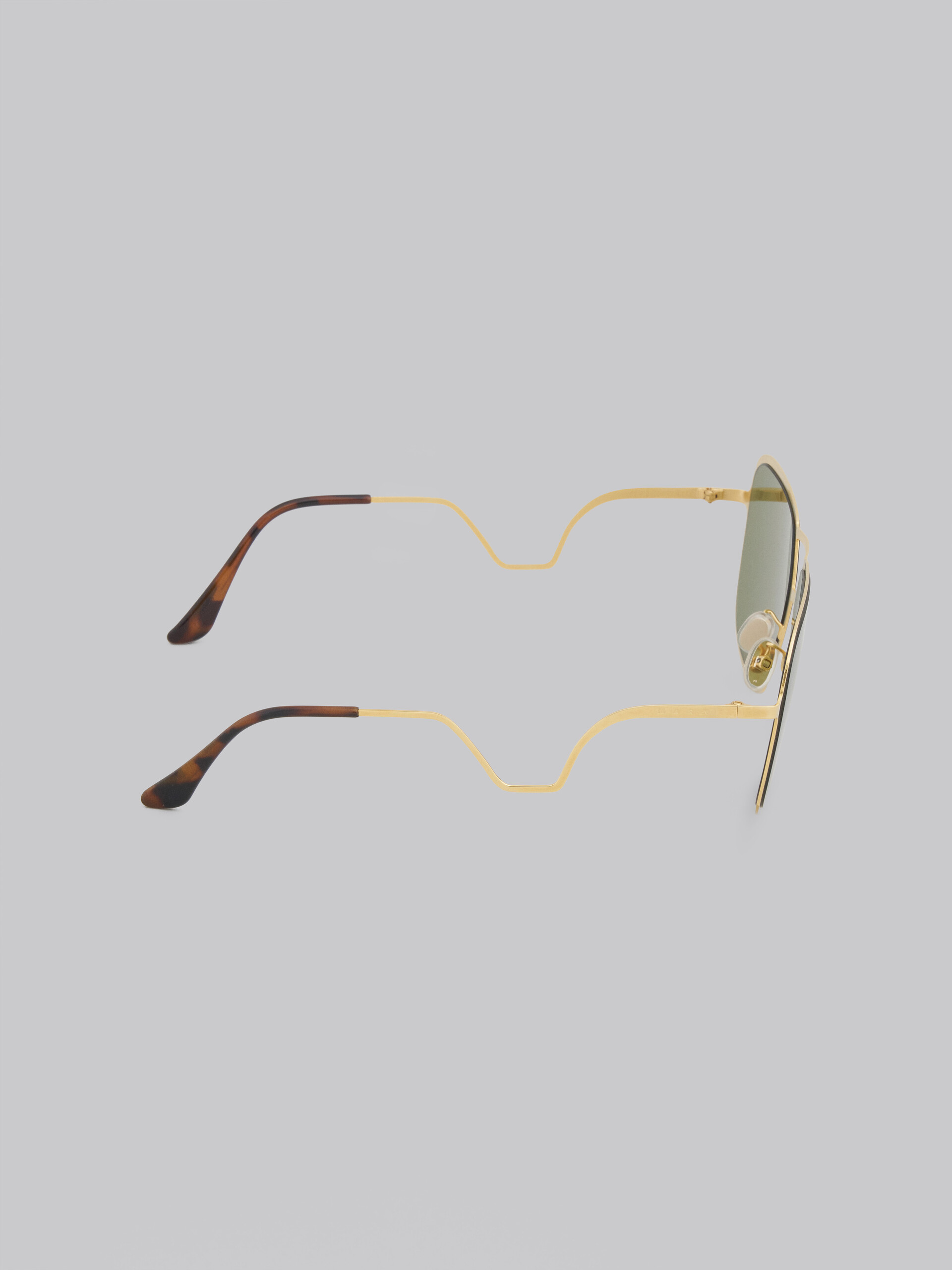 HA LONG BAY Sonnenbrille aus goldenem Metall - Optisch - Image 3