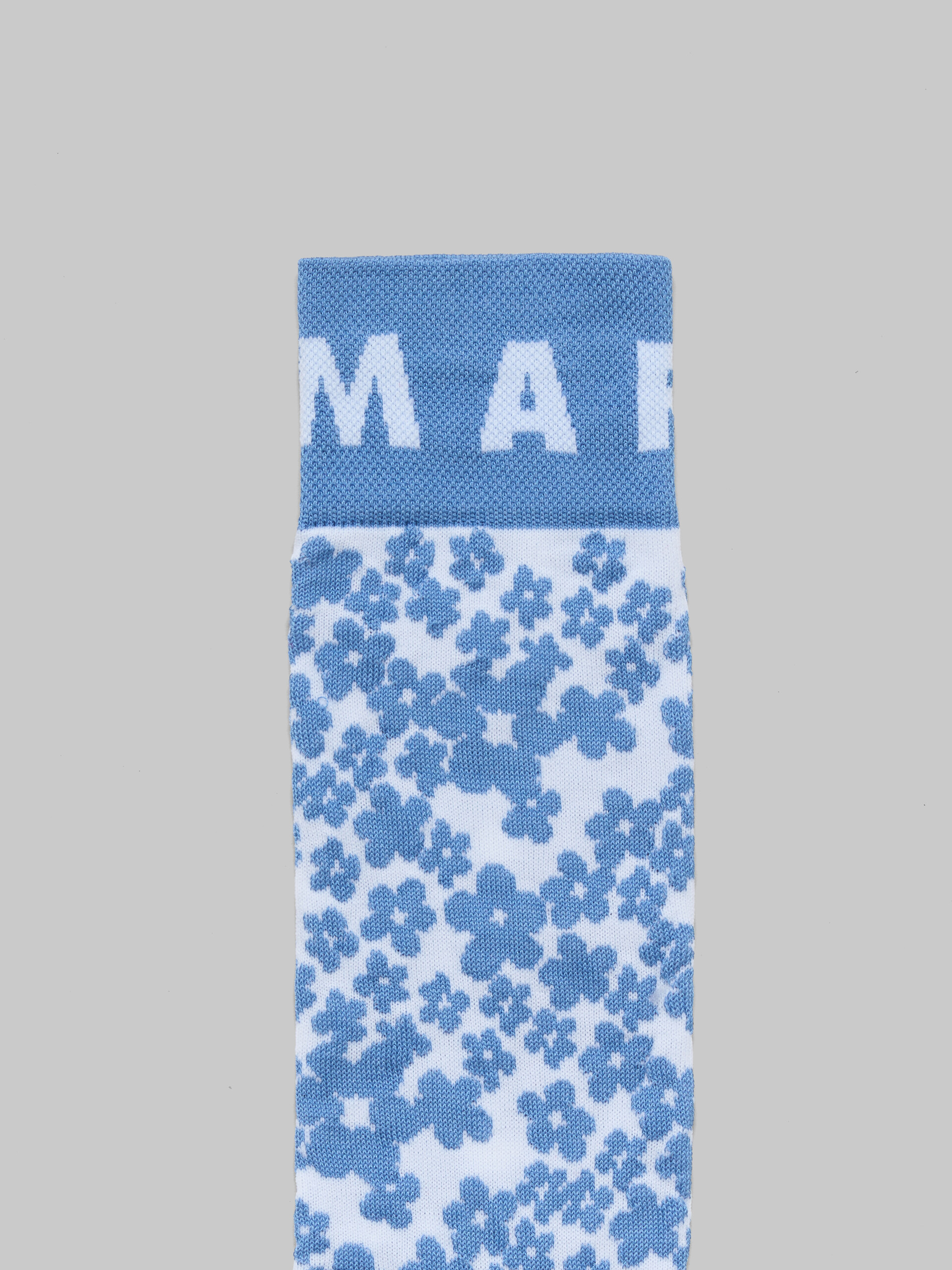 Blue colour block socks - Socks - Image 3