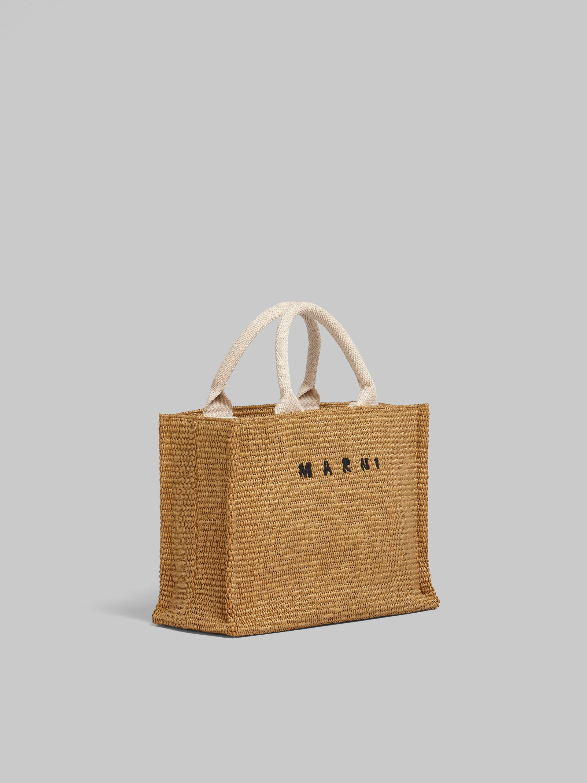 Tote Bag Piccola in tessuto effetto rafia lilla - Borse shopping - Image 6