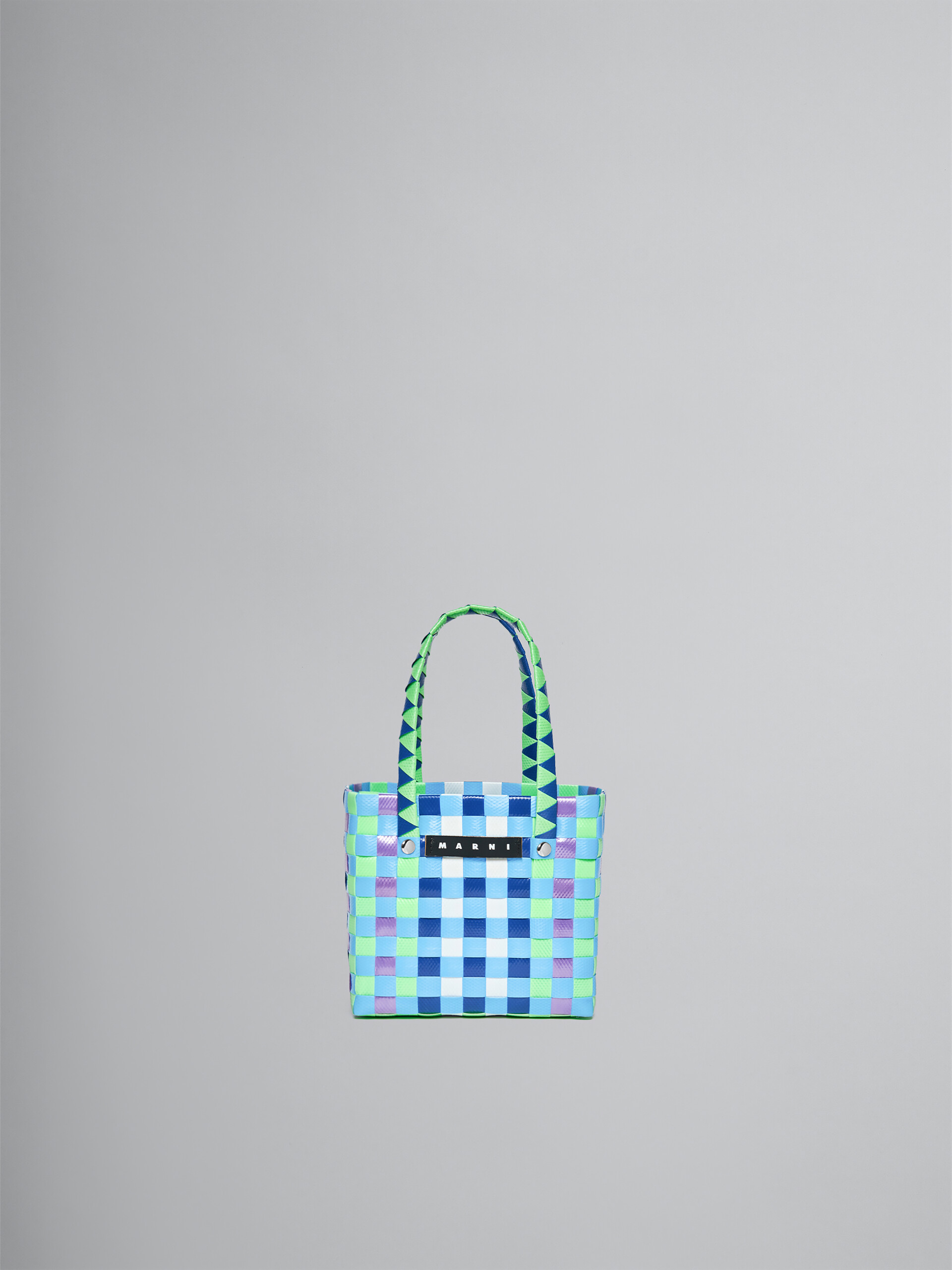 Multicolor Woven Micro Basket bag - Bags - Image 1