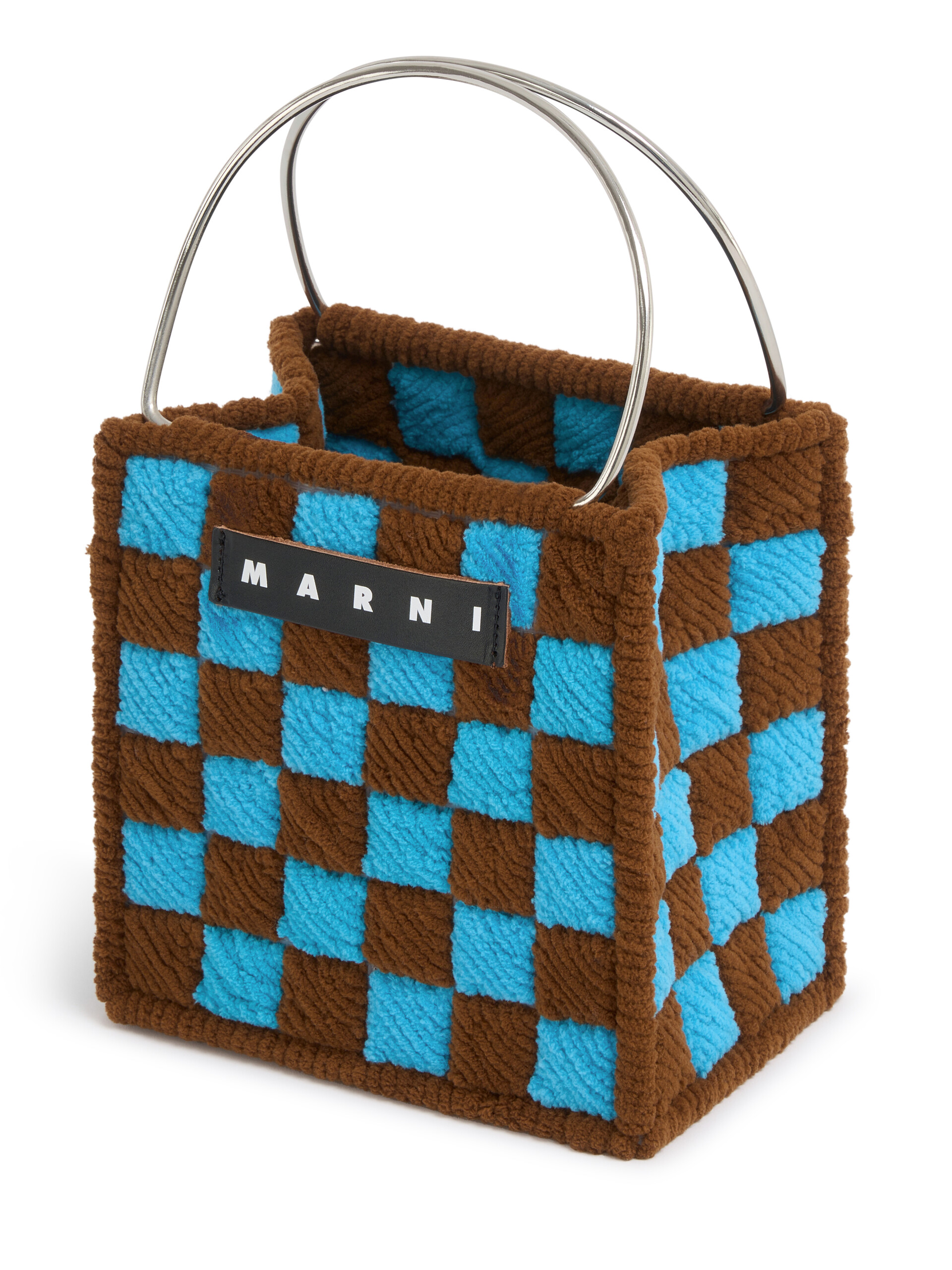 ブルー ブラウン MARNI MARKET チェッカーボード Otherバッグ - ショッピングバッグ - Image 4