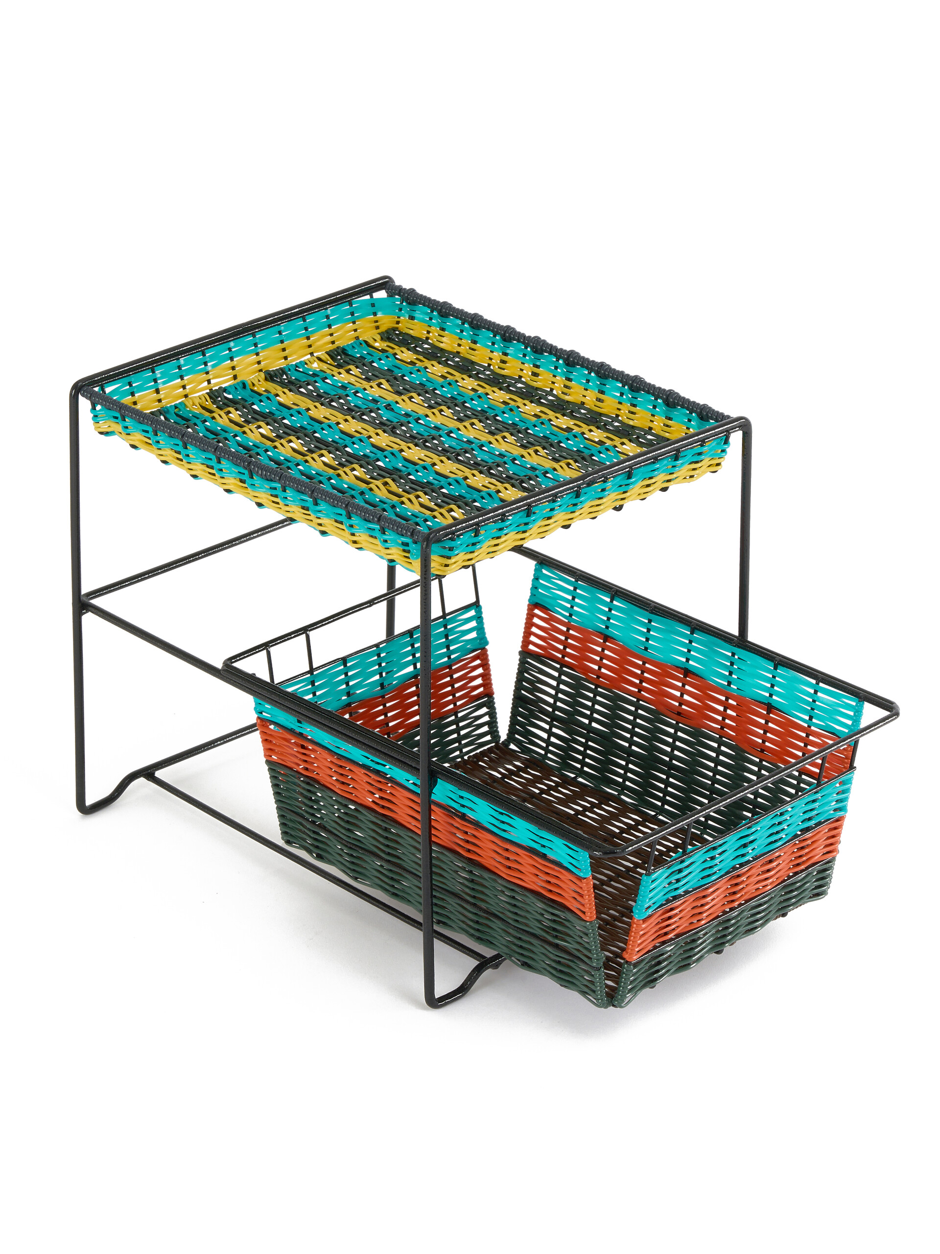 Light blue Marni Market 2-tier basket unit - Furniture - Image 3