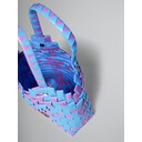 Bolso shopper Diamond Basket rosa ballet tejido - Bolsas - Image 5