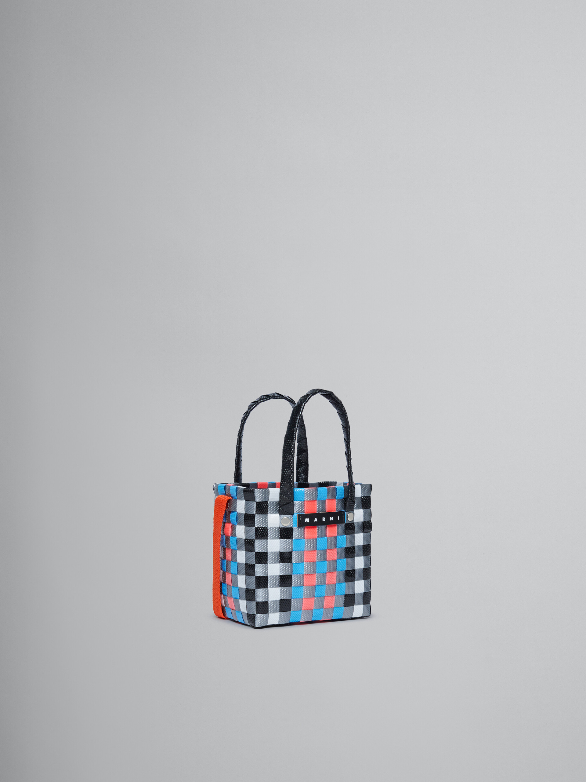 Multicolor woven micro basket bag - Bags - Image 3