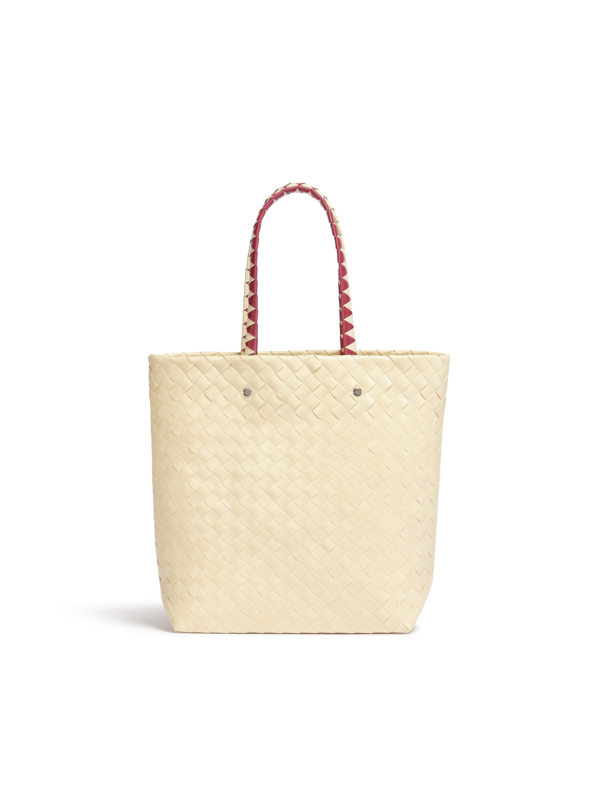 MARNI MARKET BORA small bag in green flower motif - Shopping Bags - Image 3