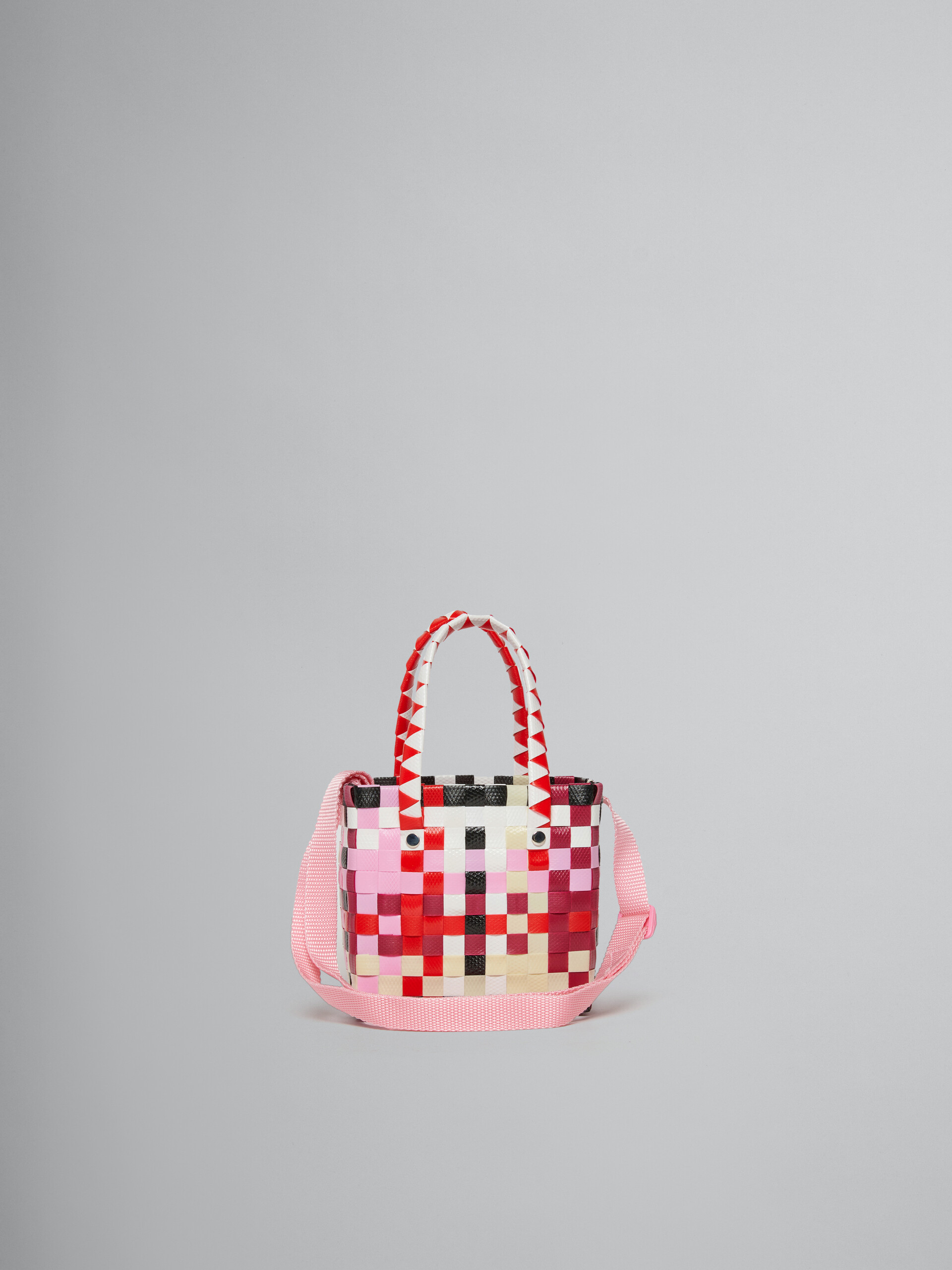 Borsa micro basket ad intreccio multicolor - Borse - Image 3