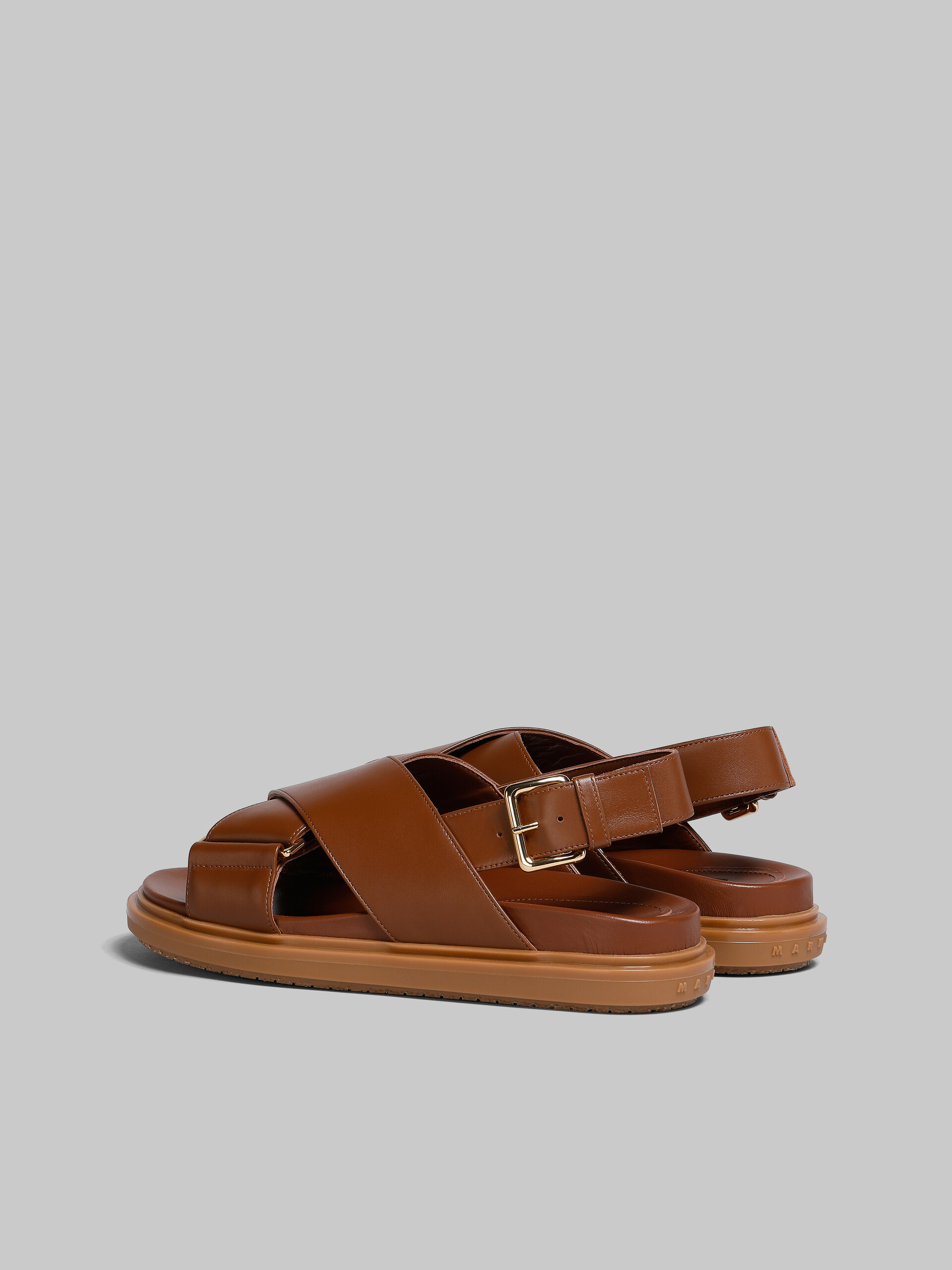 Brown leather Fussbett - Sandals - Image 3