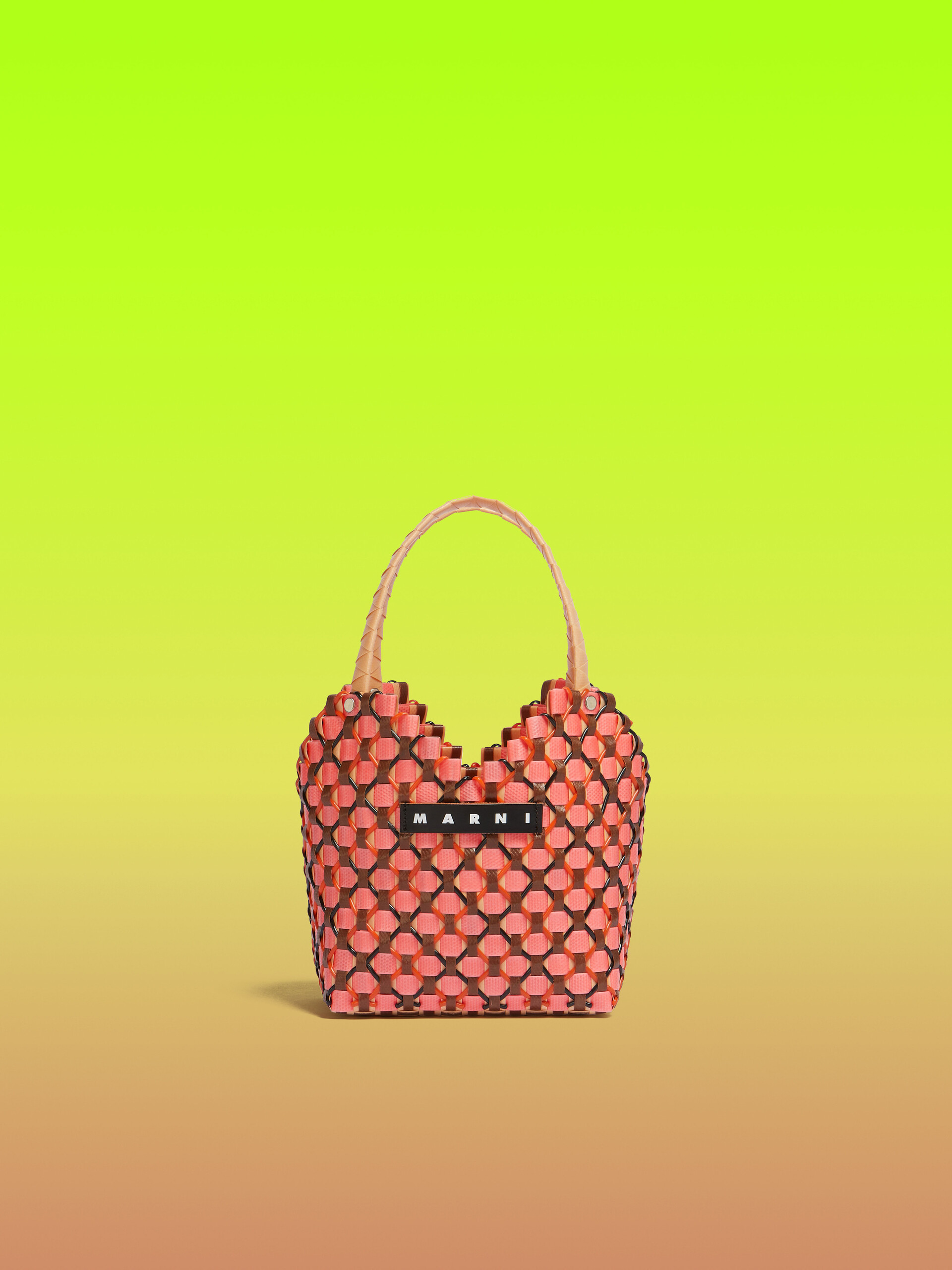 Peach Marni Market Love 2 Bag - Shopping Bags - Image 1