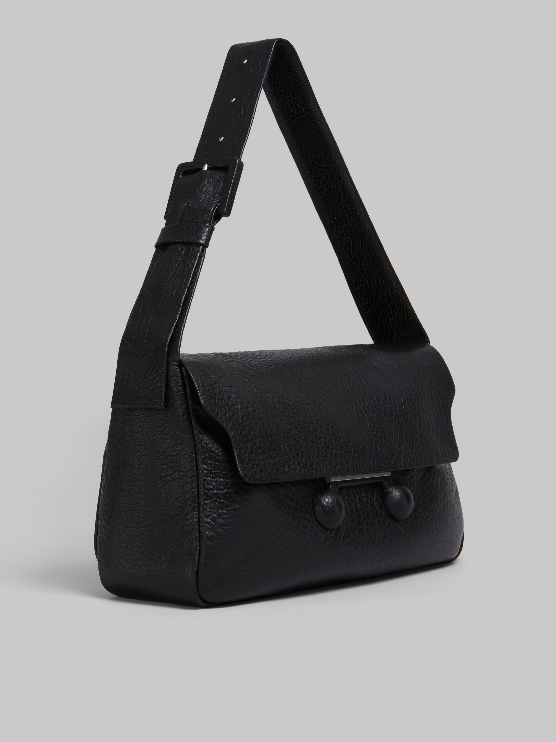 Extra-große schwarze Trunkaroo Soft Tasche aus Nappaleder - Schultertaschen - Image 6