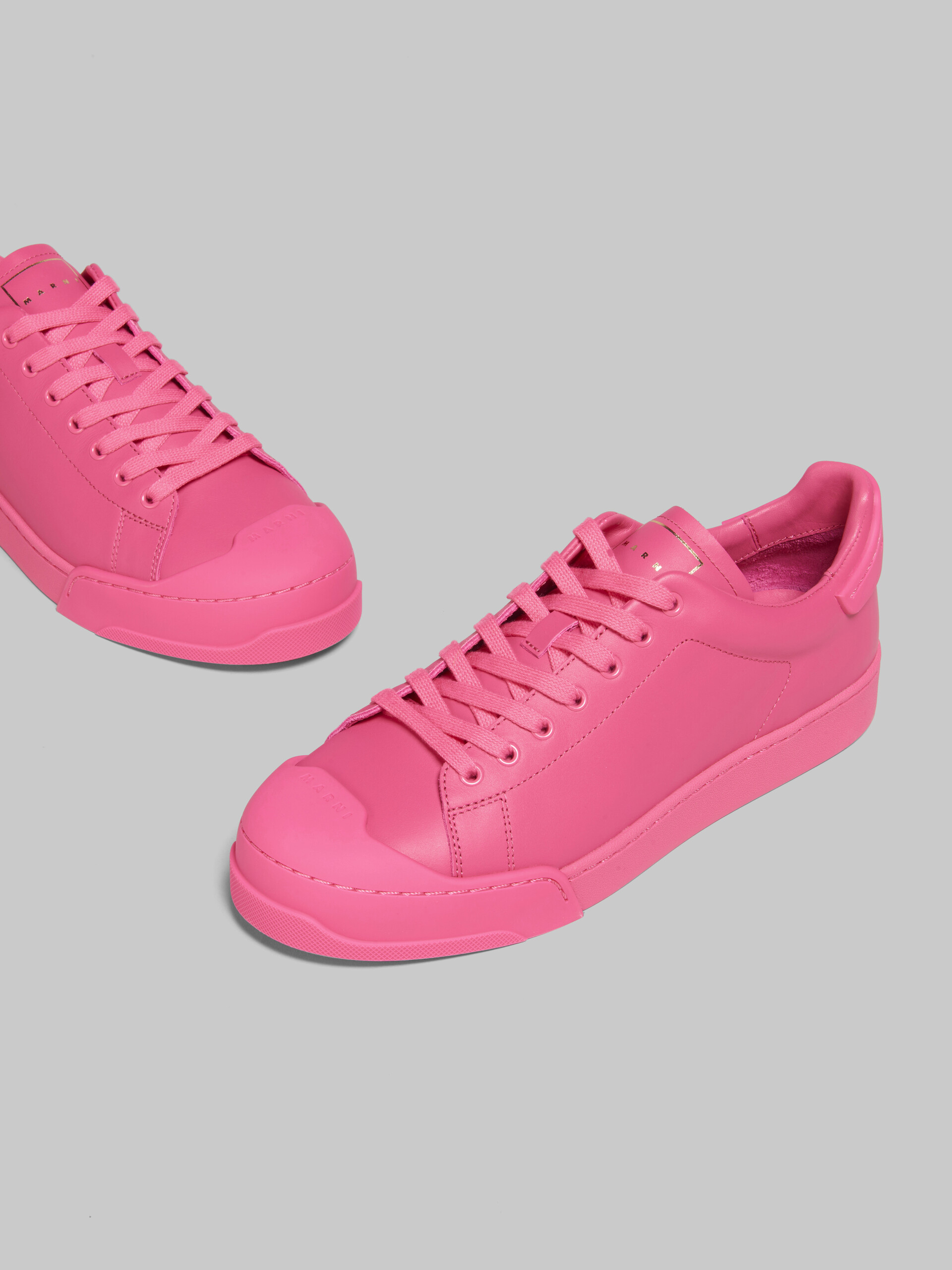Pinkfarbene Sneakers Dada Bumper aus Leder - Sneakers - Image 5