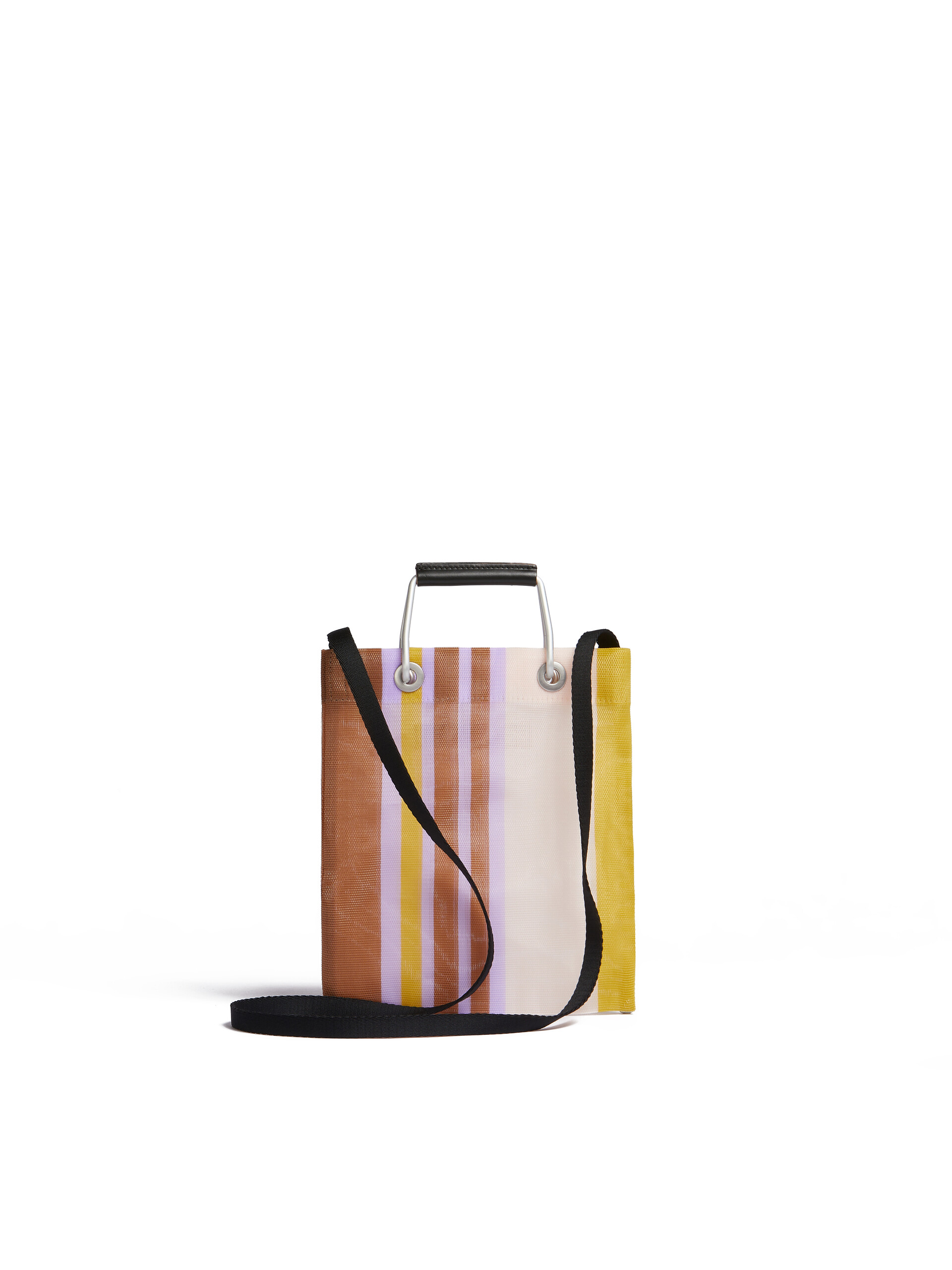 アストラルブルー MARNI MARKET MINI SHOULDER STRIPE BAG - ハンドバッグ - Image 3