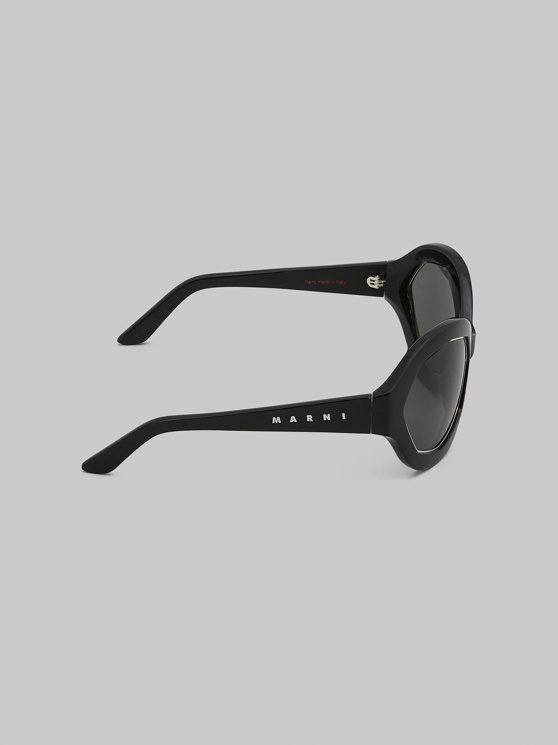 Schwarze Sonnenbrille CUMULUS CLOUD aus Acetat - Optisch - Image 3