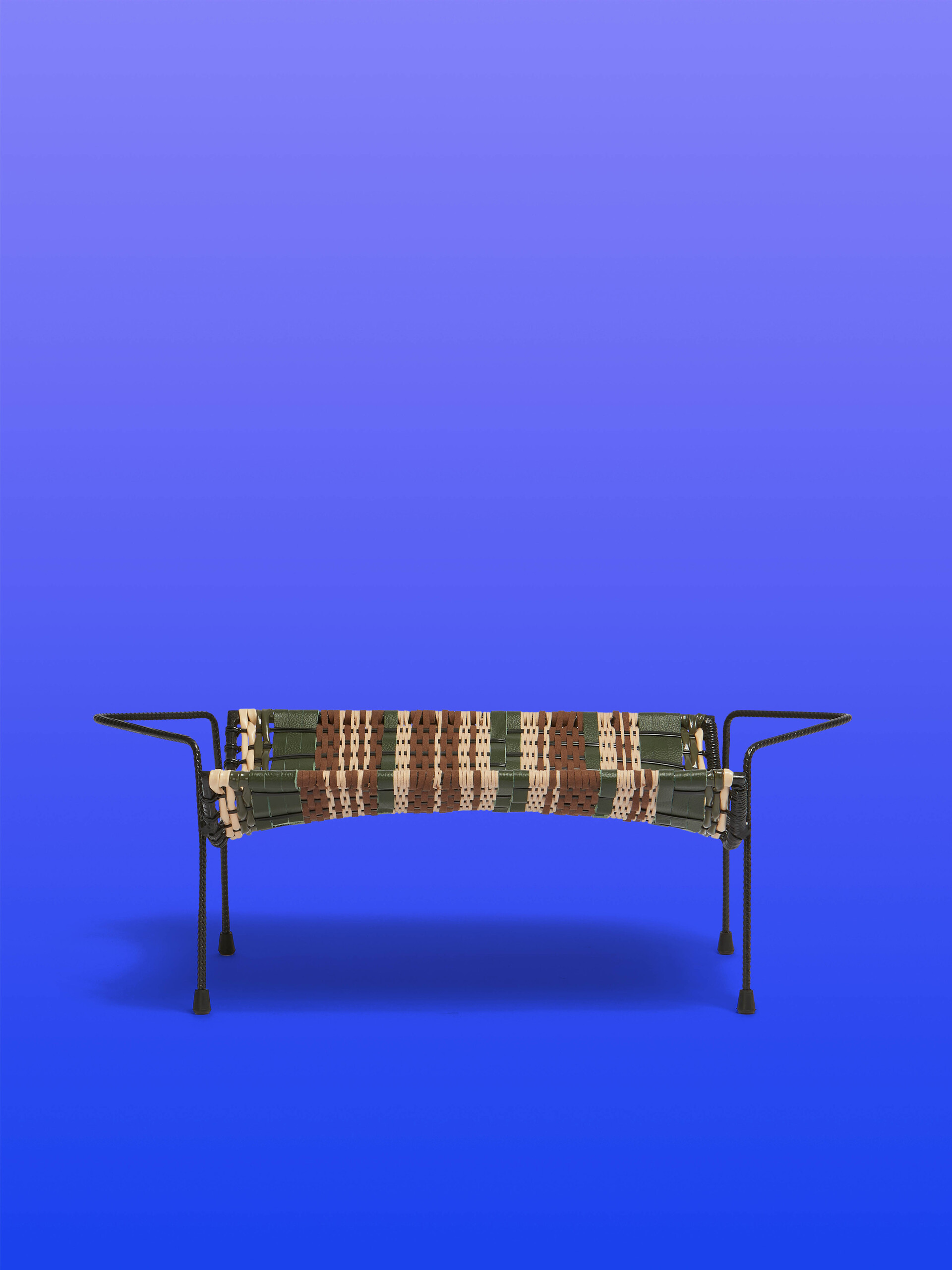 Deep green Marni Market woven filing tray - Furniture - Image 1