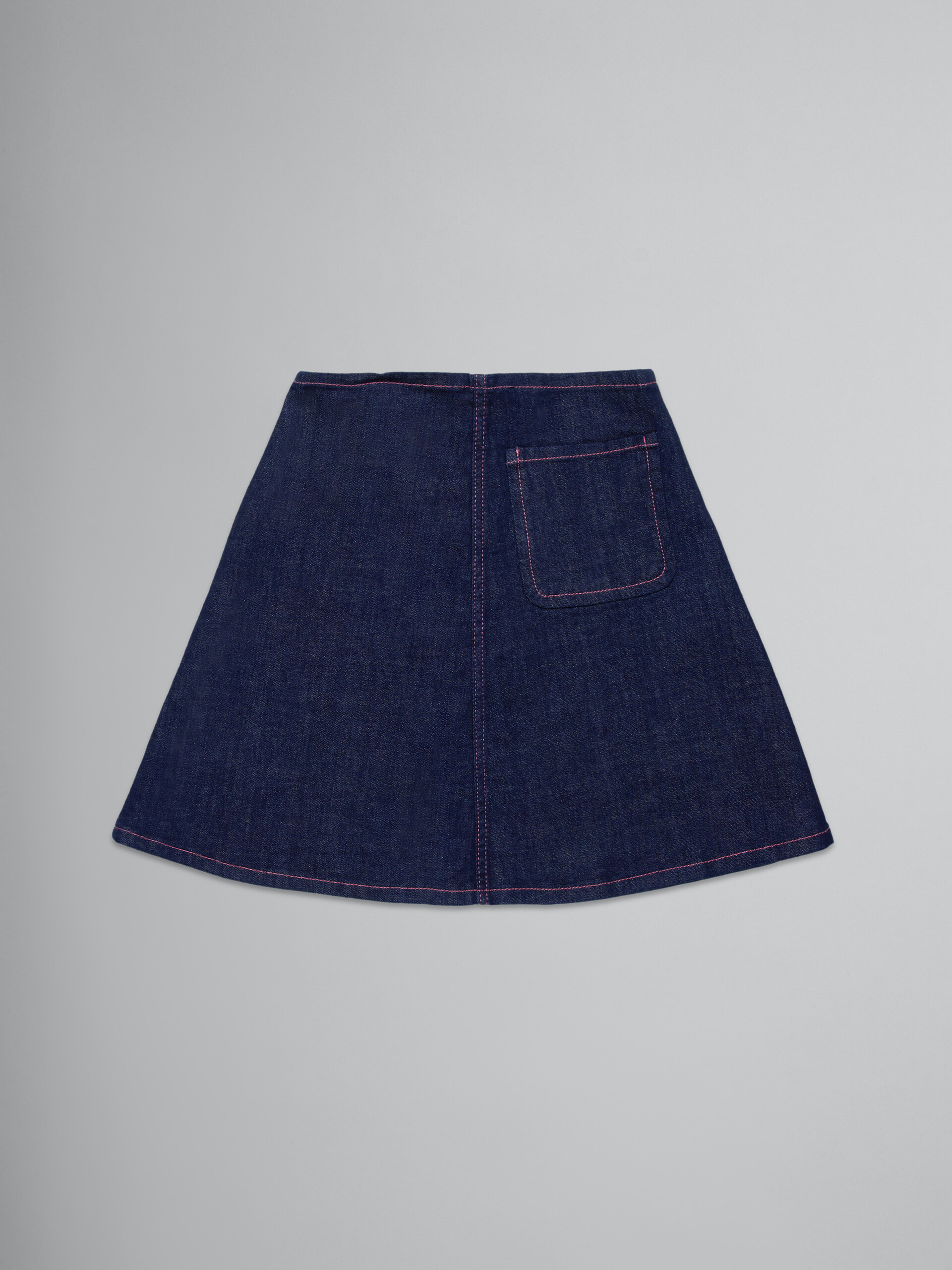 Dark blue denim skirt - Skirts - Image 2