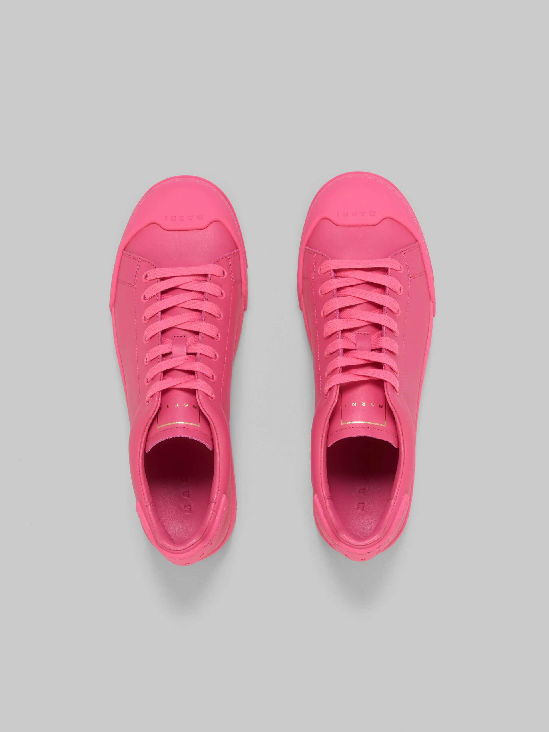 Pinkfarbene Sneakers Dada Bumper aus Leder - Sneakers - Image 4