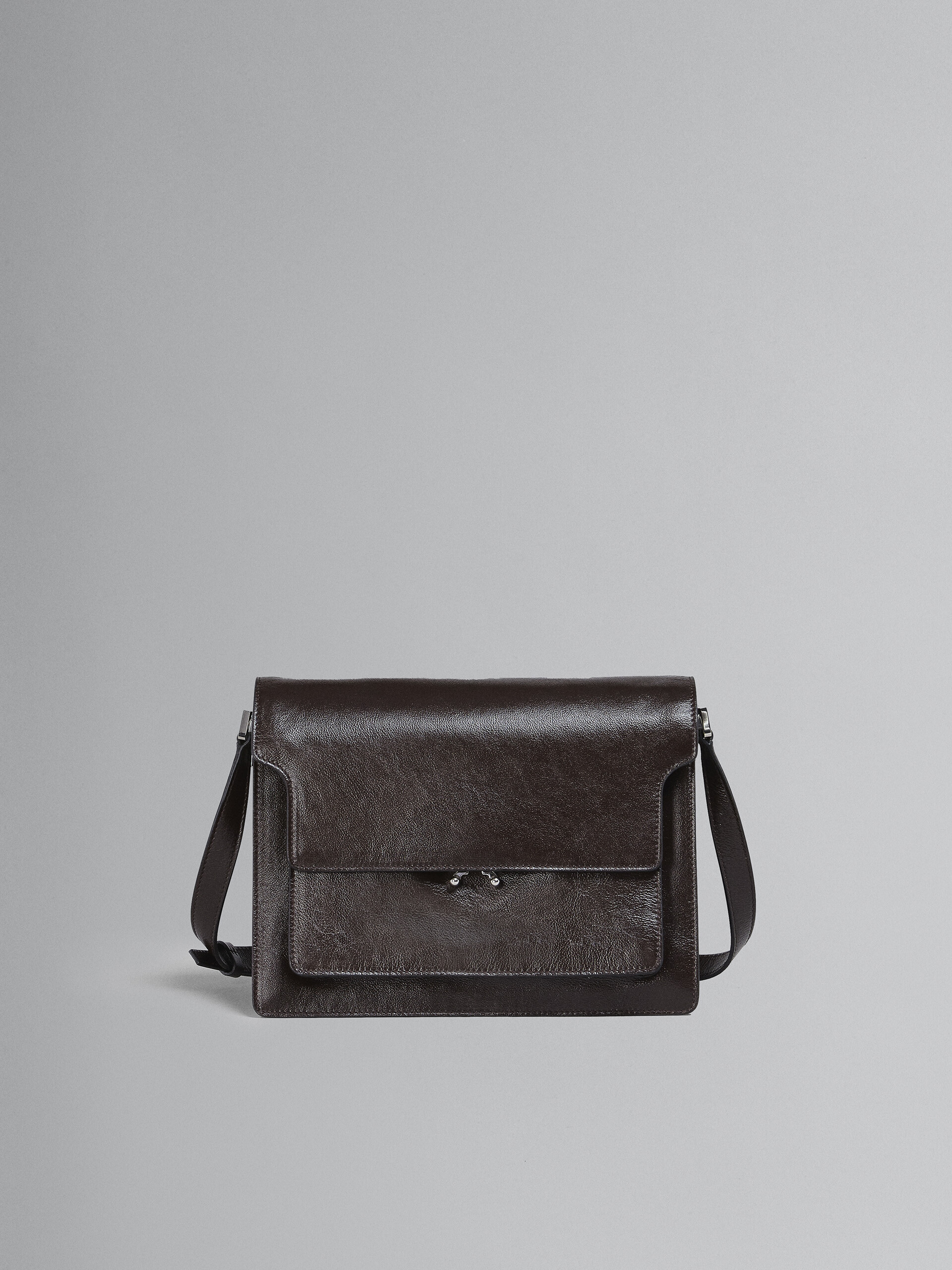 Trunk Soft Bag Grande in pelle nera - Borse a spalla - Image 1