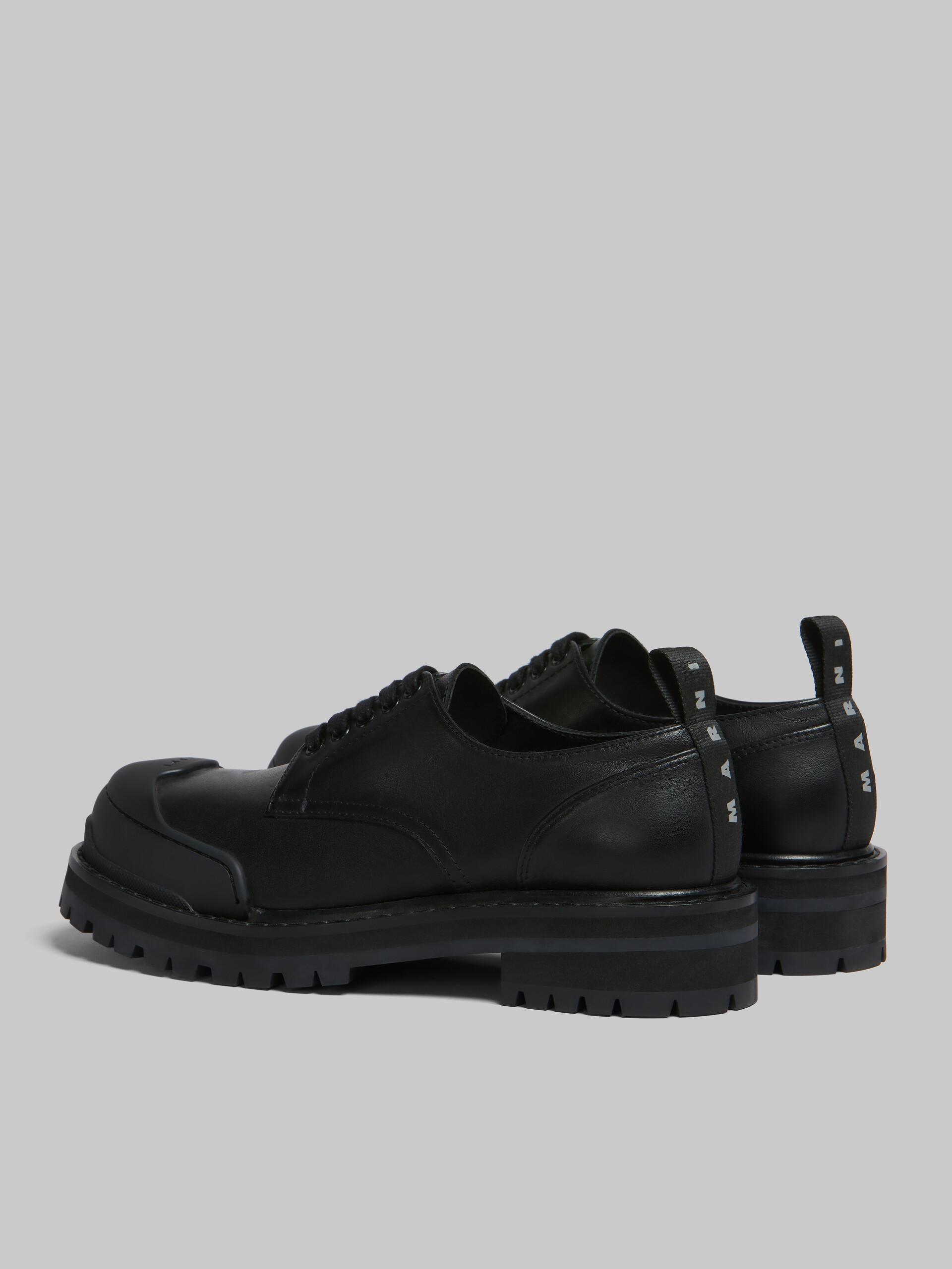 Chaussures derby Dada Army en cuir noir - Chaussures à Lacets - Image 3