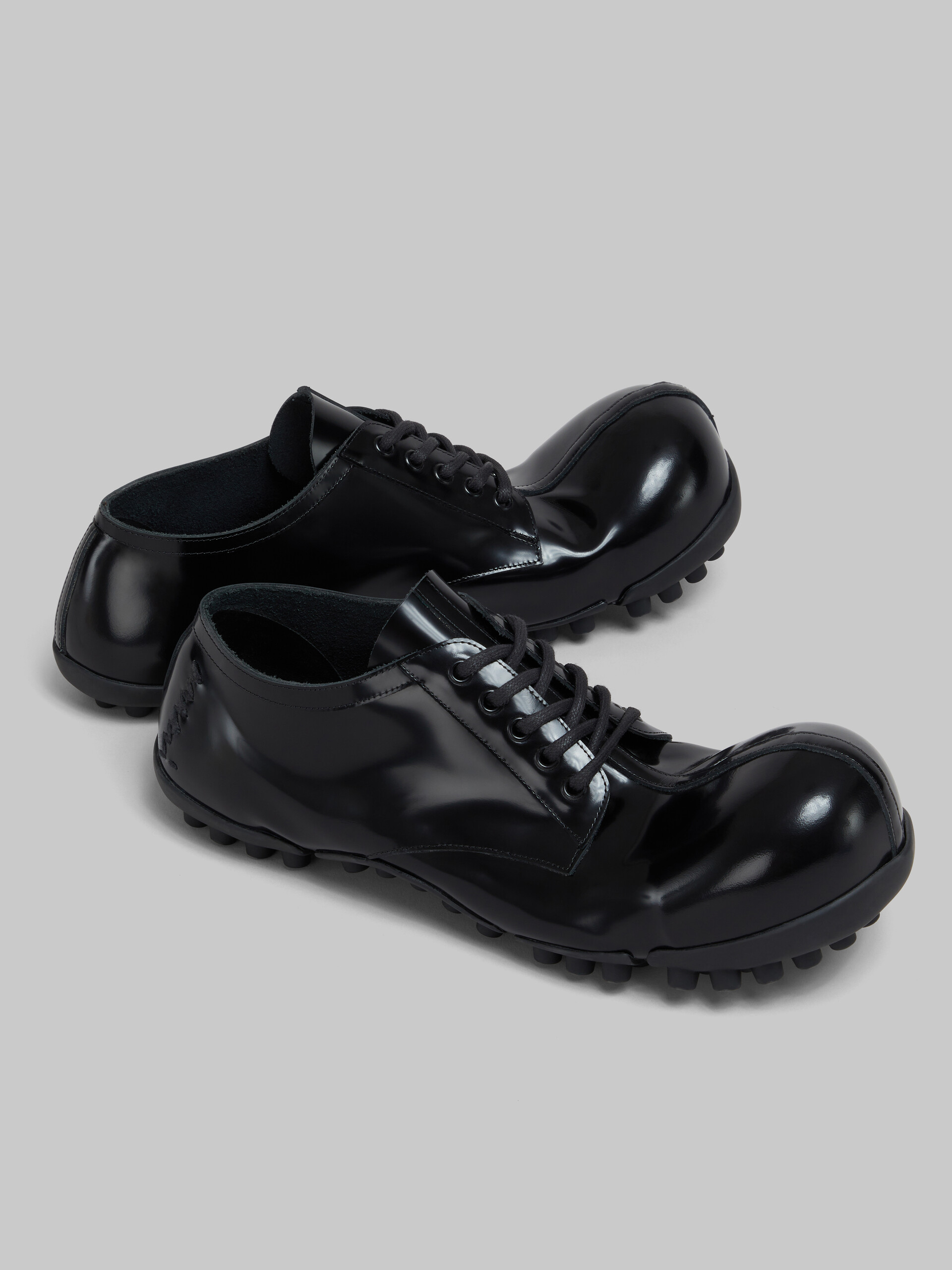 Black patent leather Wave lace up - Lace-ups - Image 5