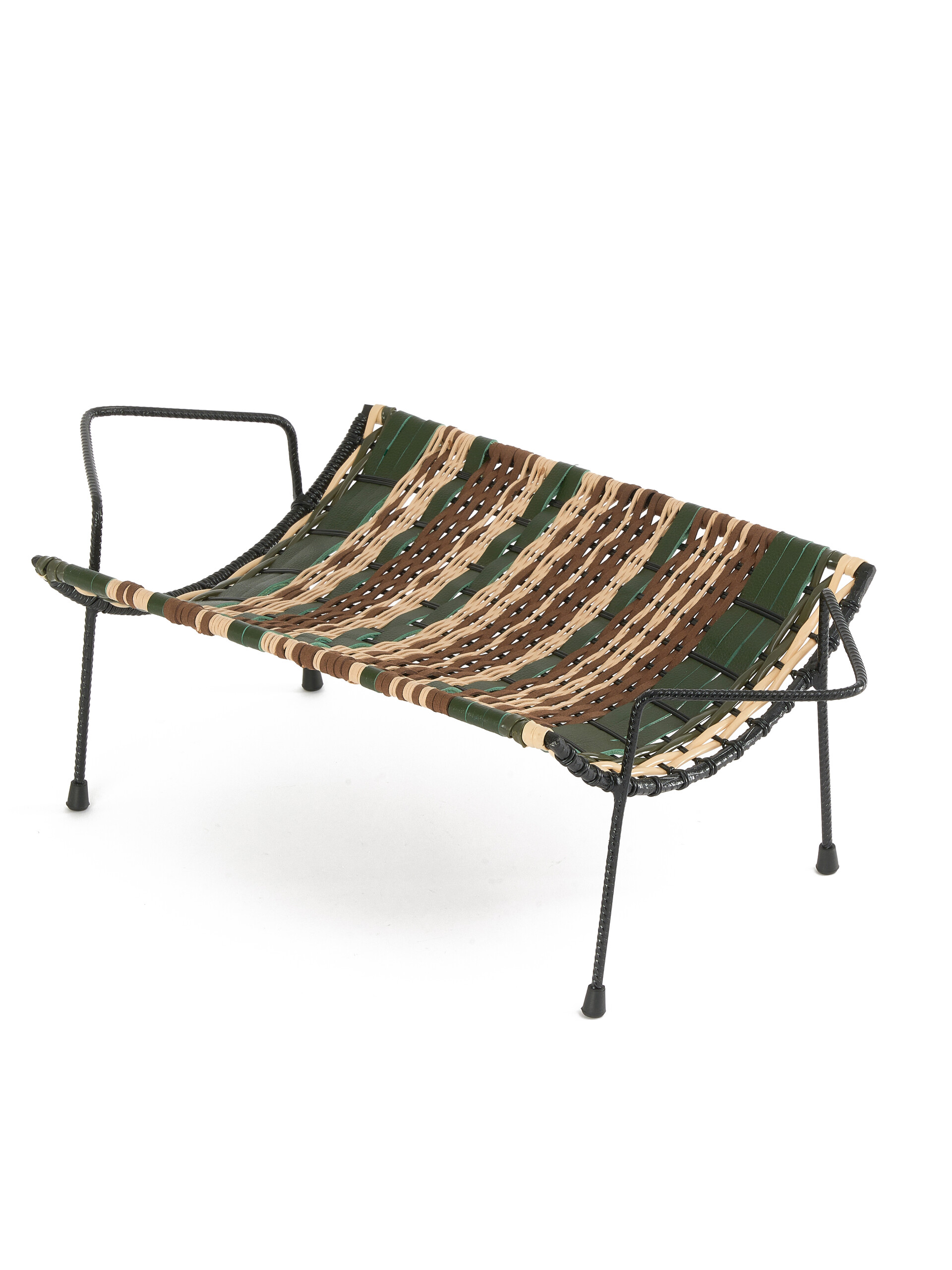 Deep green Marni Market woven filing tray - Furniture - Image 3